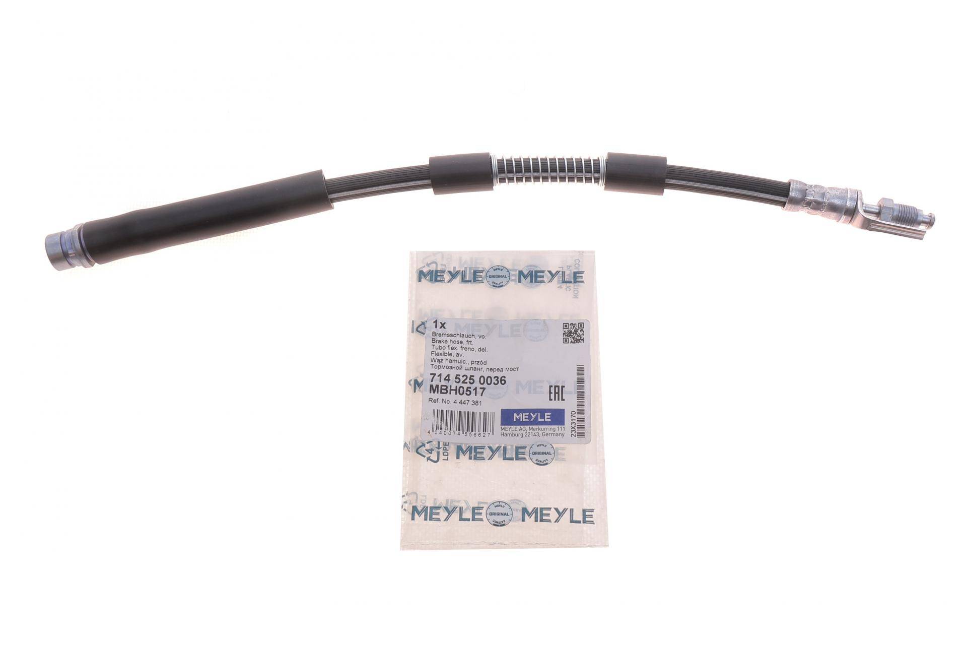 Шланг гальмівний (передній) Ford Tourneo Connect/Transit Connect 02-13 (L=360mm) M10x1/M10x1