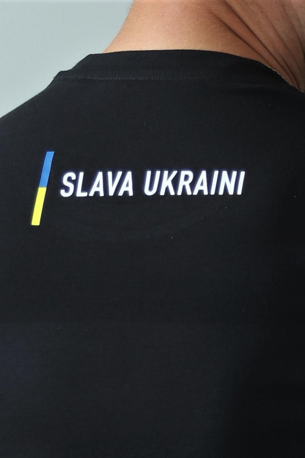 Футболка патріотична BM Parts, чорна, XXL