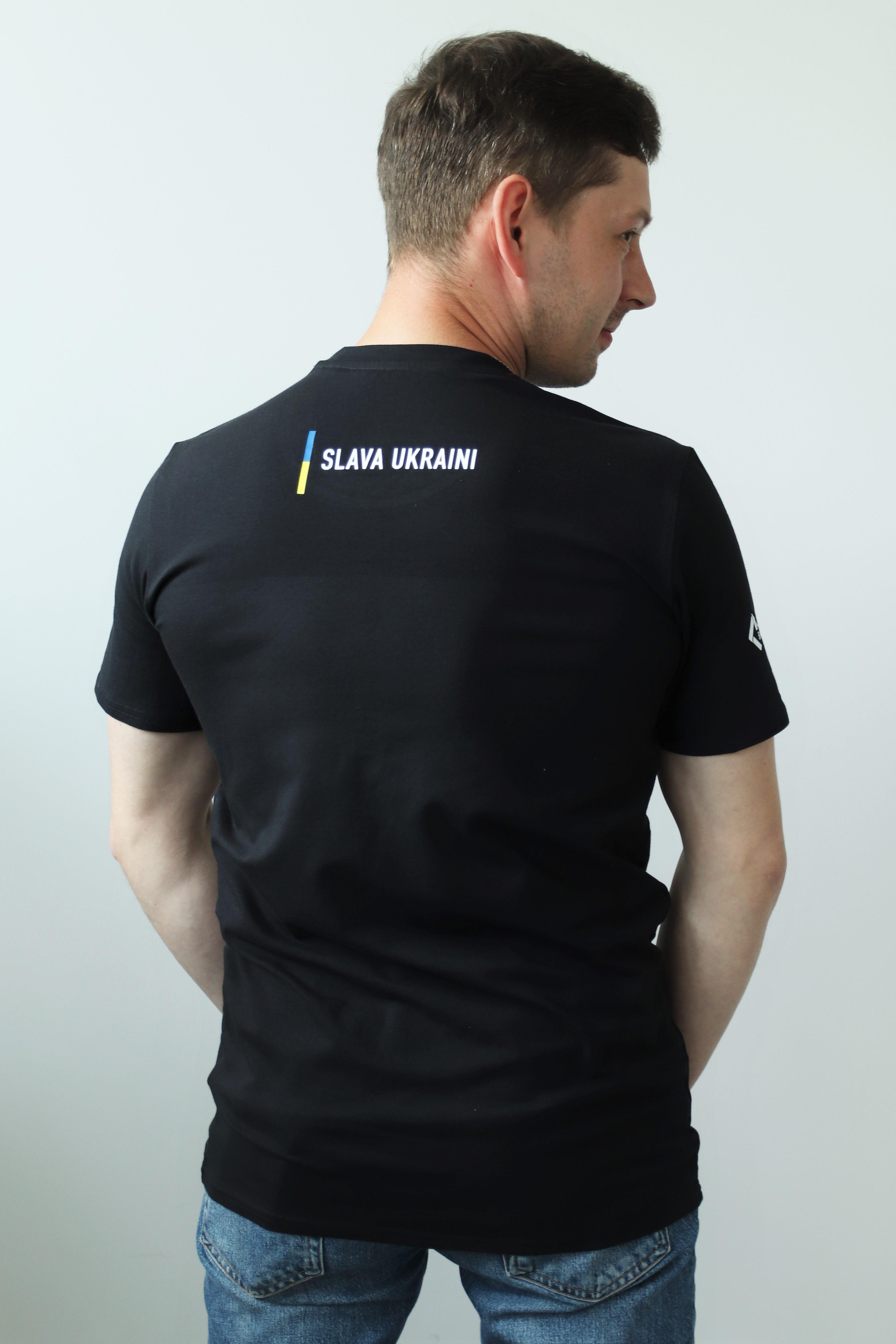 Футболка патріотична BM Parts, чорна, XXL