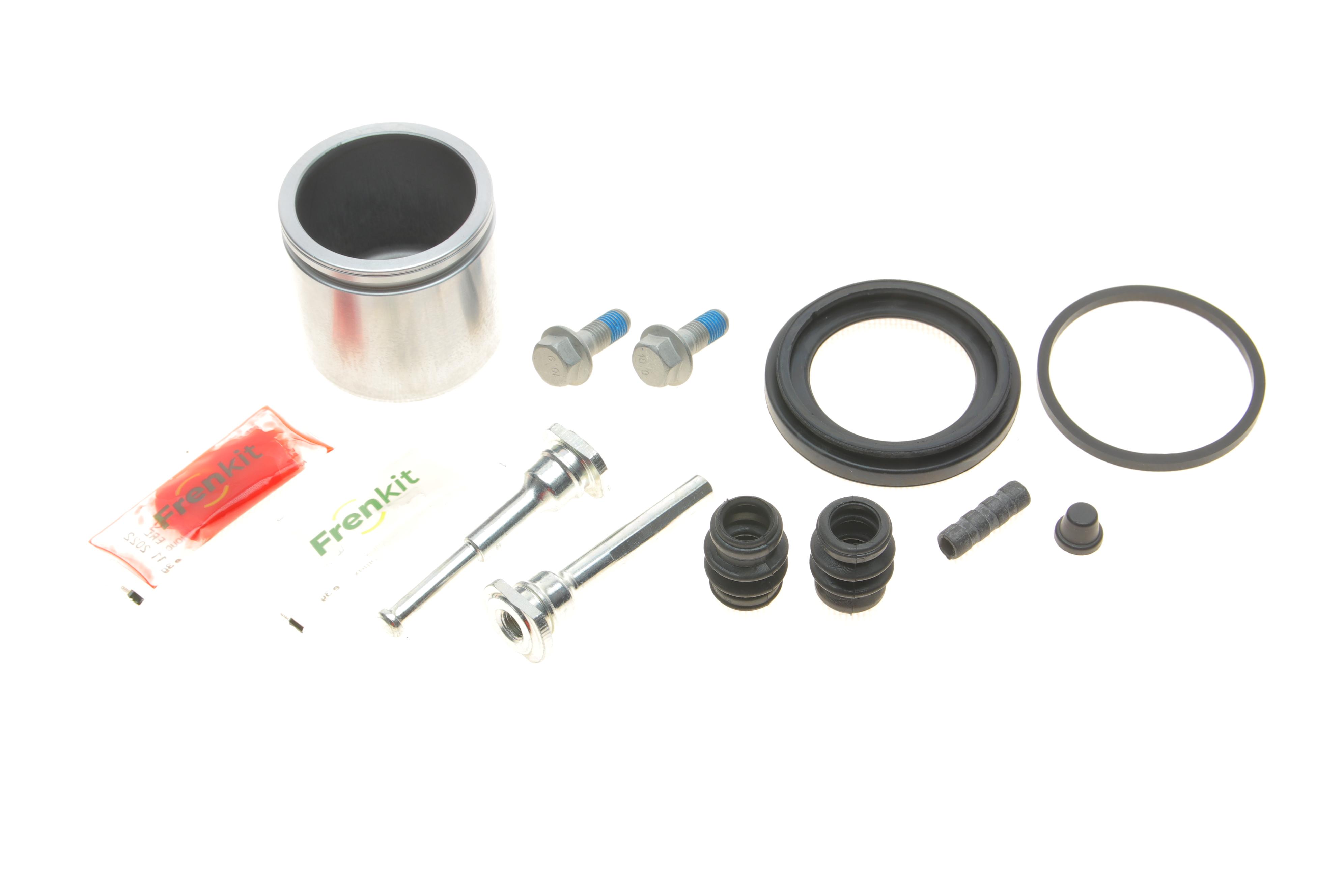 Ремкомплект супорта (переднього) Nissan Micra 1.6 11- (d=54mm) (+ поршен/направляюча) SuperKit