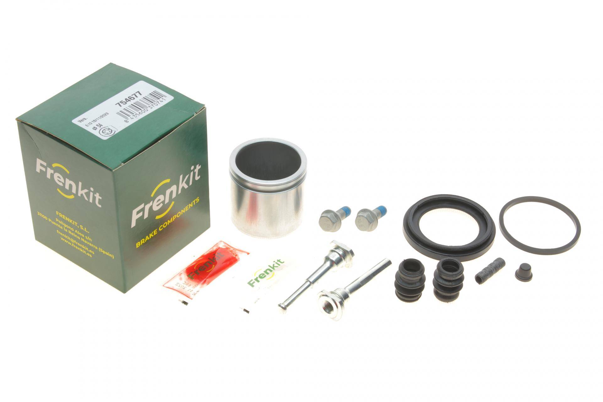 Ремкомплект супорта (переднього) Nissan Micra 1.6 11- (d=54mm) (+ поршен/направляюча) SuperKit