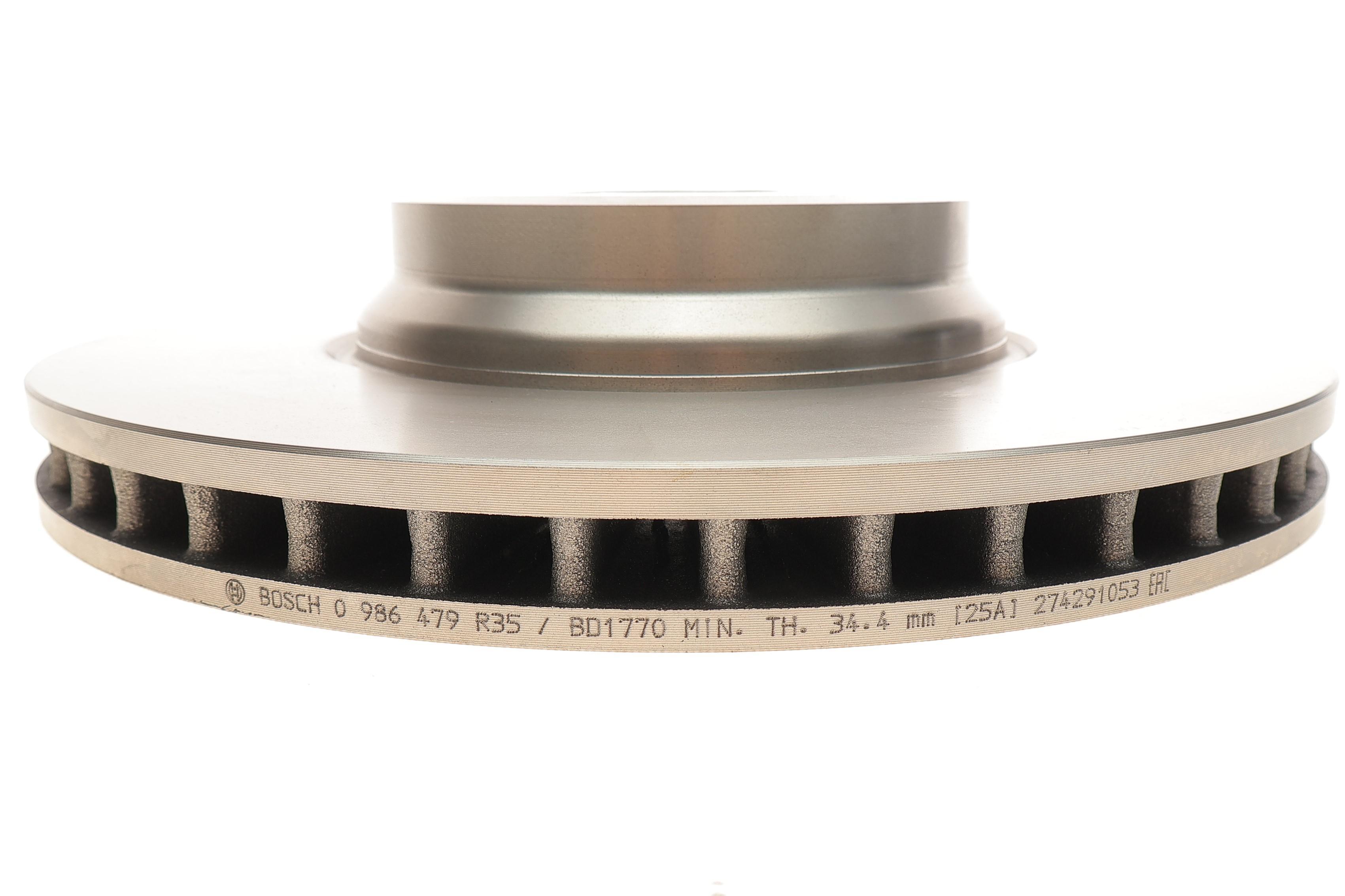 Диск гальмівний (передній) BMW 7 (E65/E66/E67) 03-08 (374x36) (з покриттям) (вентильований)