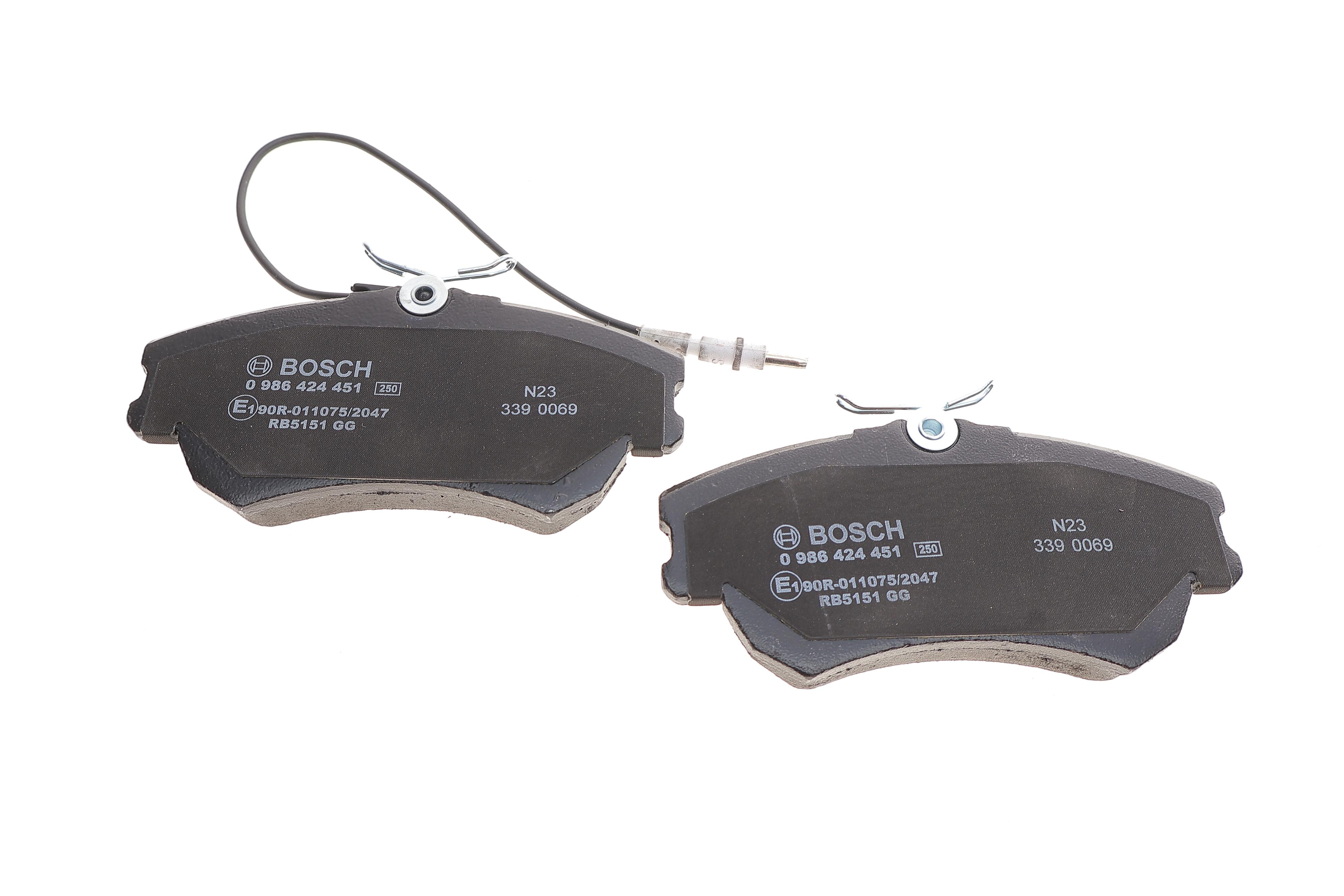 Колодки тормозные (передние) Renault Espace III 96-02 (Lucas-Girling) (с датчиком)