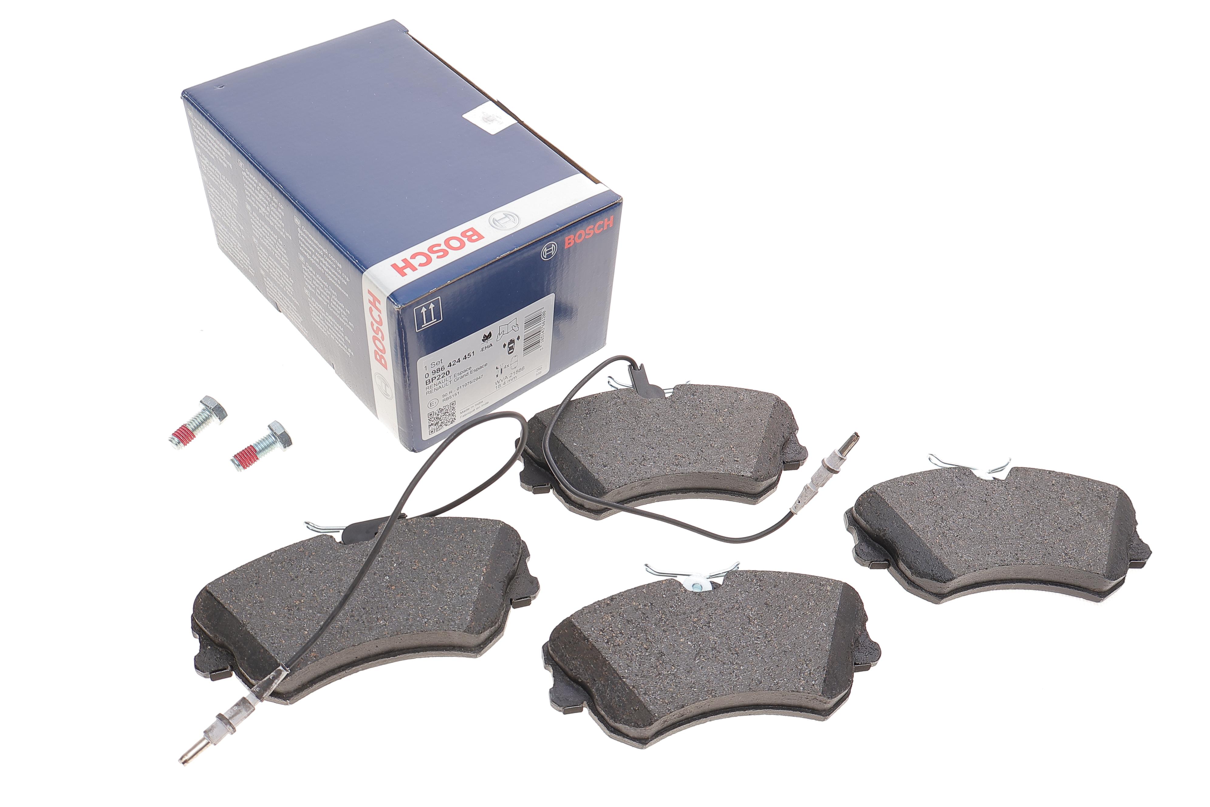 Колодки тормозные (передние) Renault Espace III 96-02 (Lucas-Girling) (с датчиком)