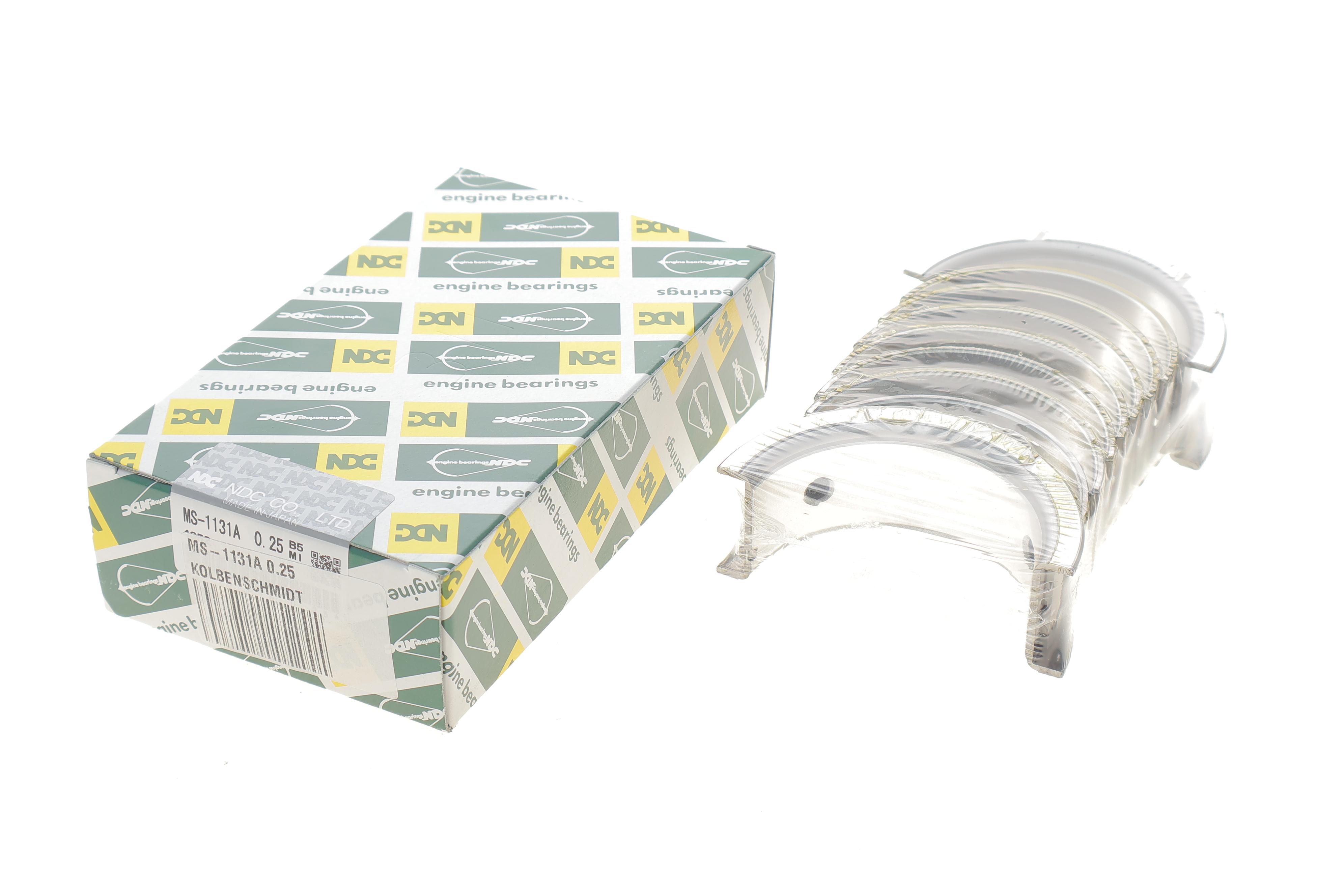 Вкладыши коренные Mitsubishi L200 2.5 D/TD 86-07 (+0.25)