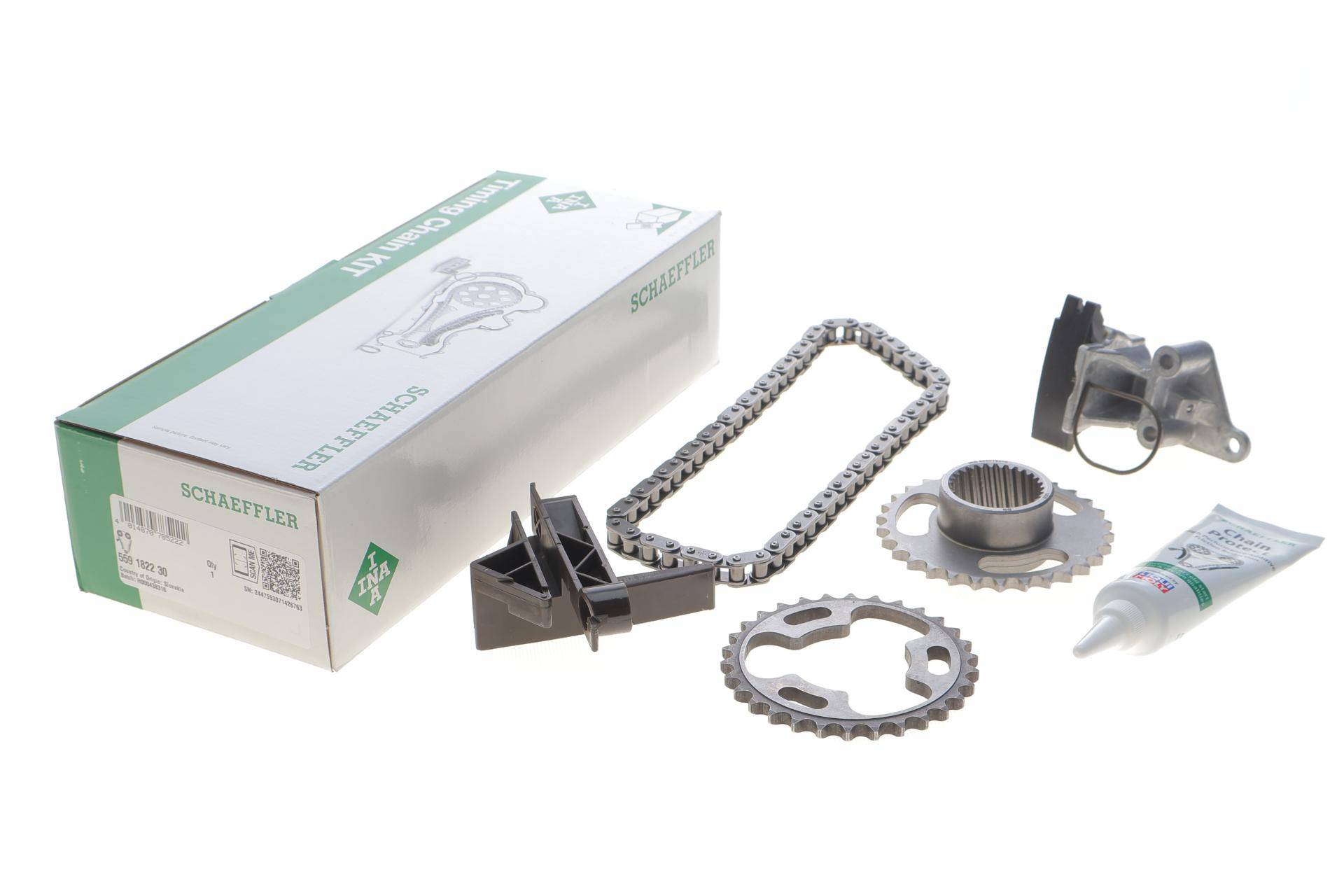 Комплект ланцюга ГРМ BMW 3 (E36/E46)/5 (E34/E39/E60)/7 (E38) 2.0-3.0i 90- (M52/M54), (ланцюг INA)