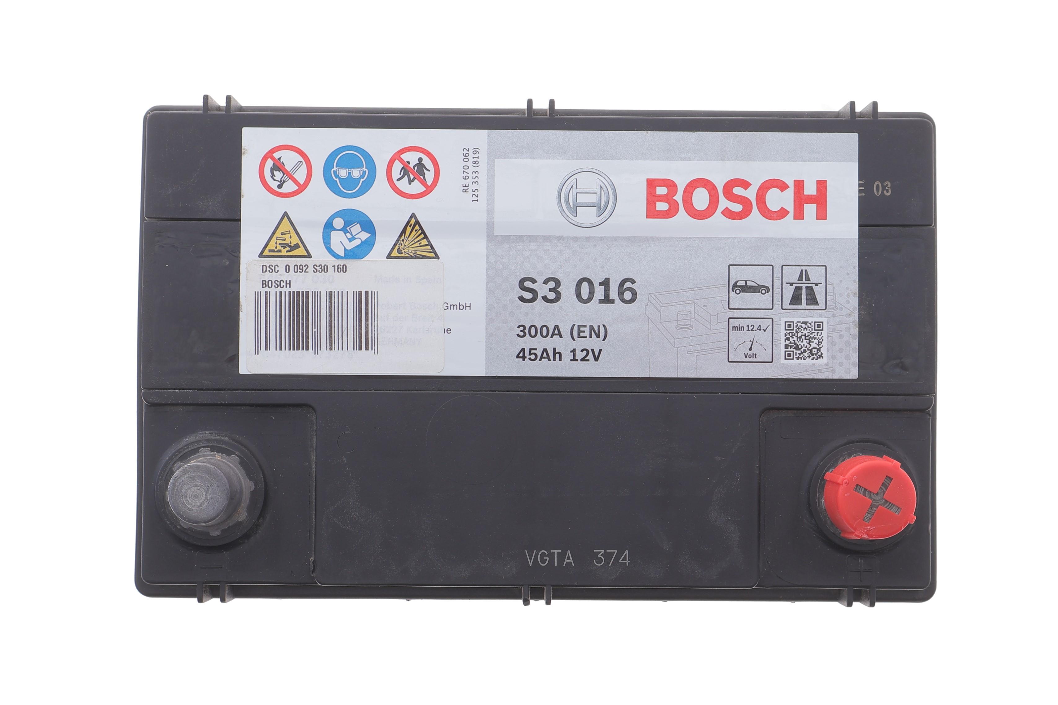 Акумуляторна батарея 45Ah/300A (219x135x222/+R/B01) дата виробництва 2023 рік