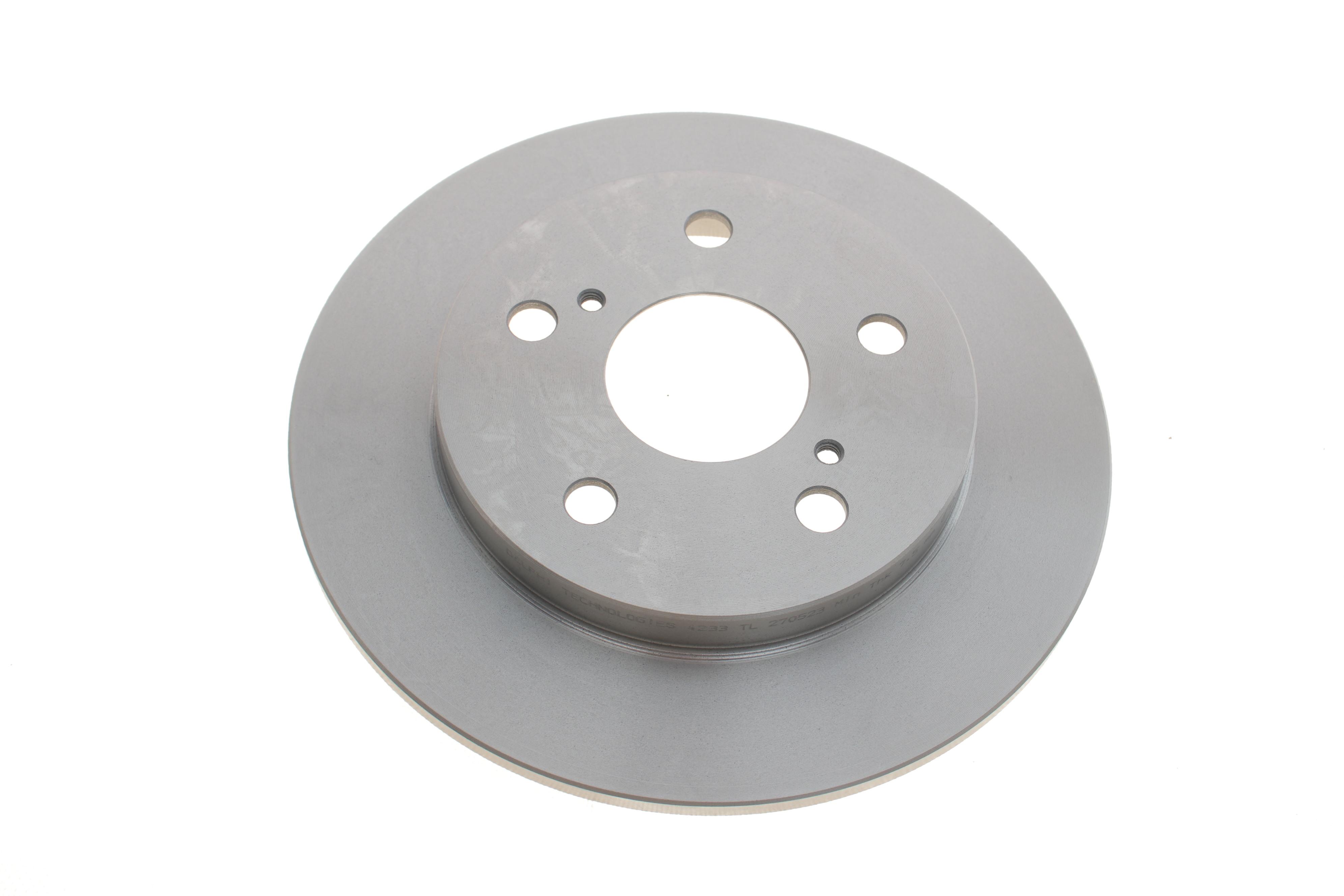 Диск гальмівний (задній) (к-кт 2 шт) Toyota Auris/Corolla 06- (259x9) (з покрит.) (повний)