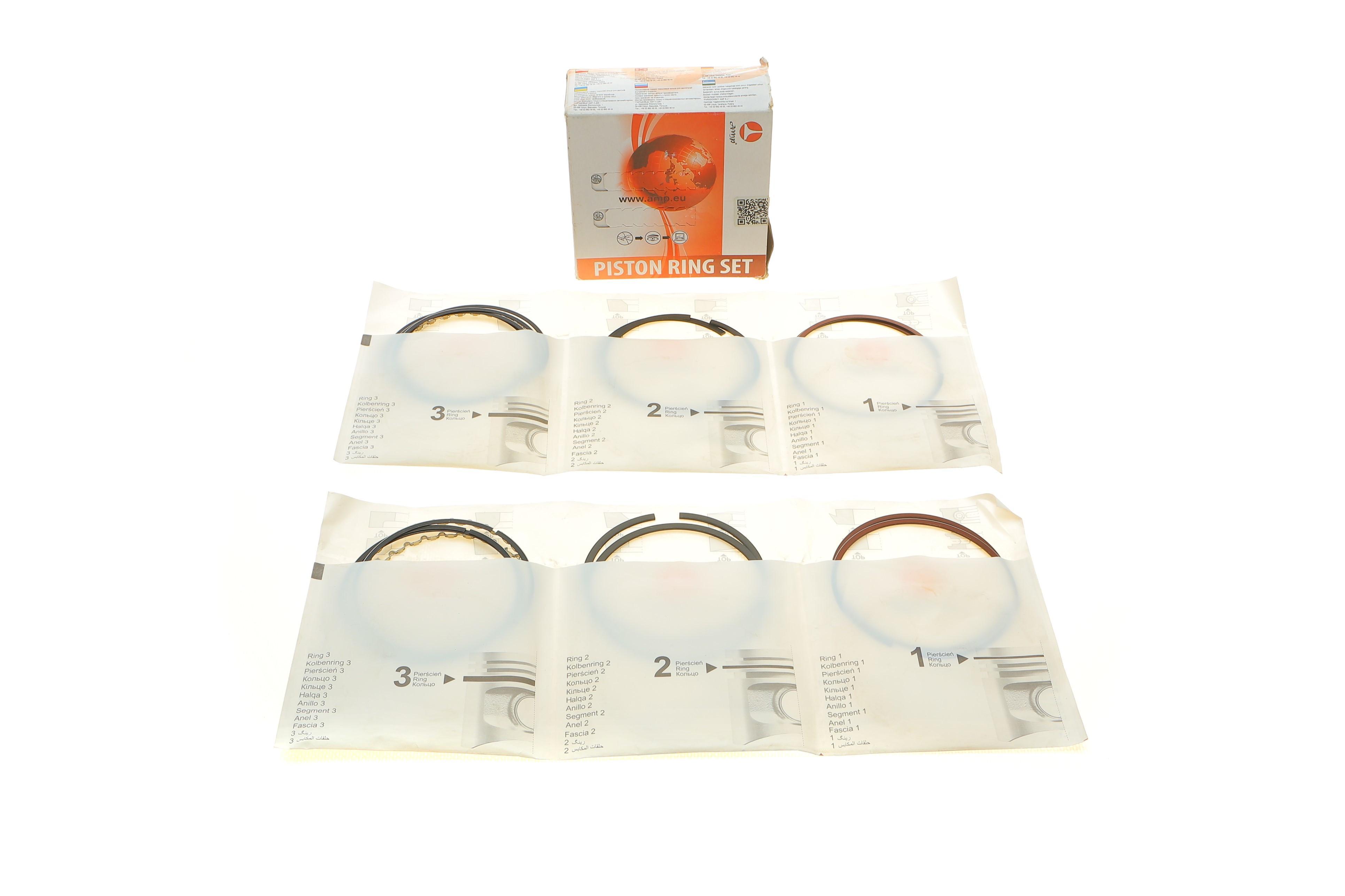 Кільця поршневі (к-кт на 4 поршня) Chevrolet Lacetti 1.8 (+0.25/81.85mm) (1.2x1.5x3.0)