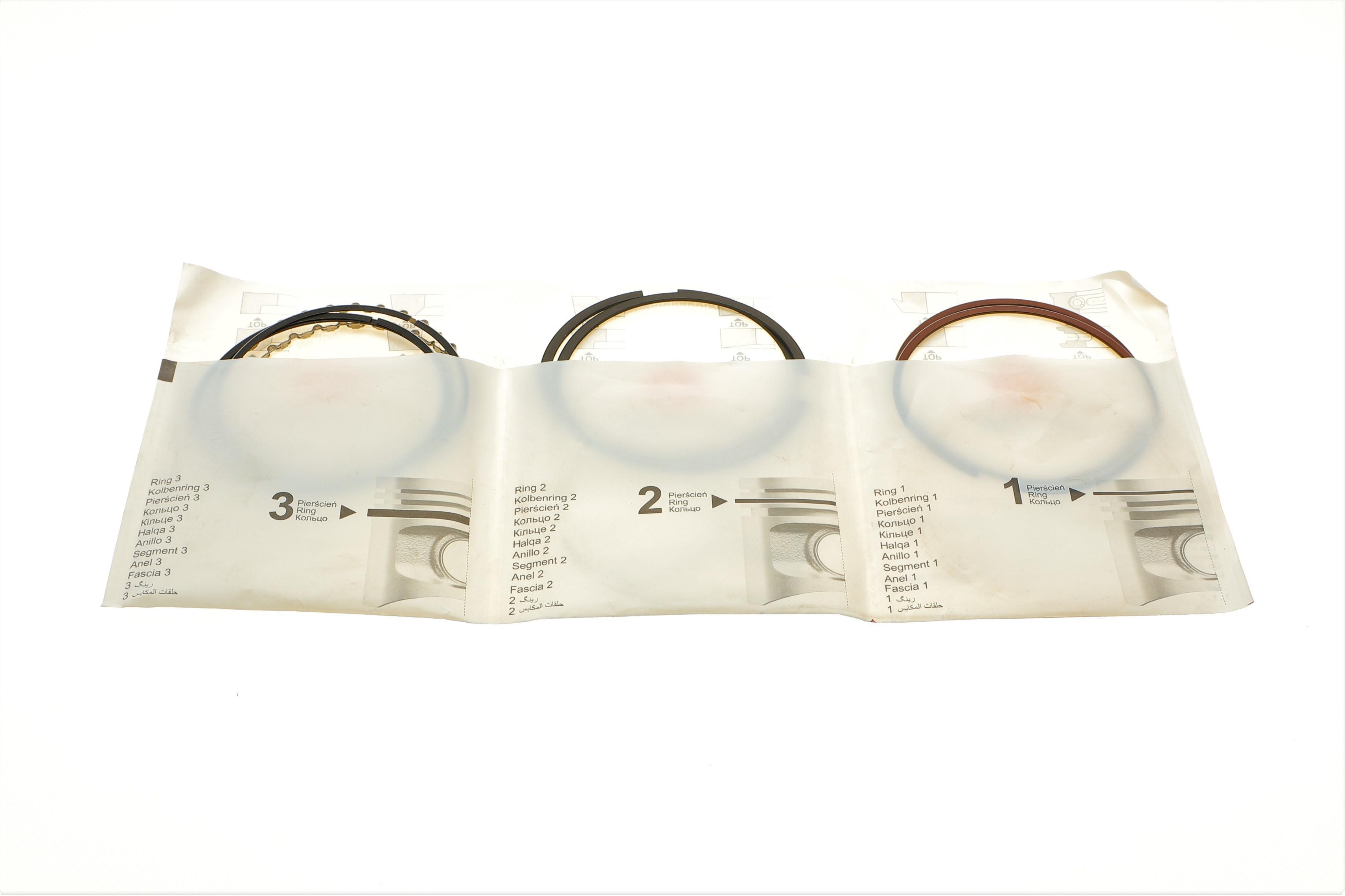 Кільця поршневі (к-кт на 4 поршня) Chevrolet Lacetti 1.8 (+0.25/81.85mm) (1.2x1.5x3.0)