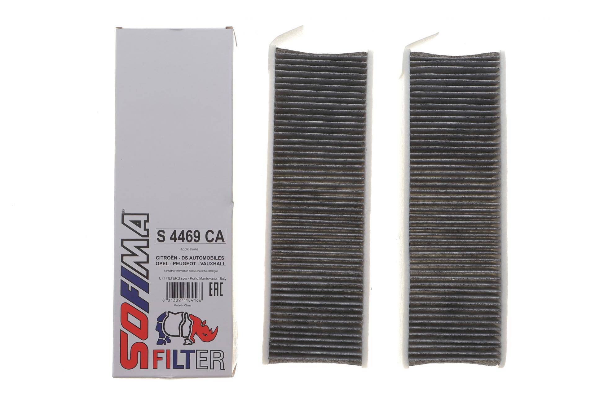 Фільтр салону Citroen C4/Opel Mokka B 20-/Corsa F/Peugeot 2008/208 19- (к-кт 2шт) (вуг.)