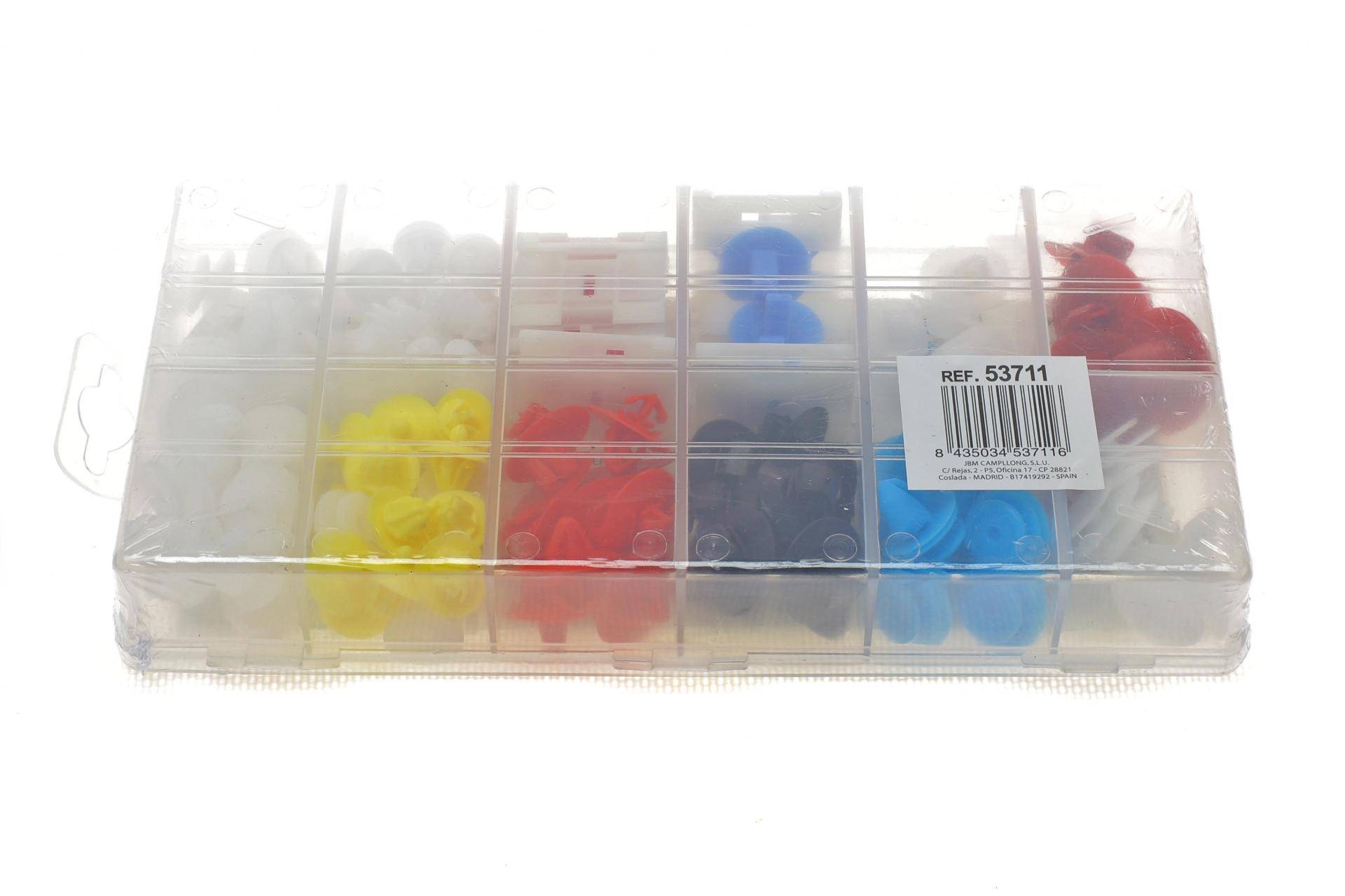 Набір кліпс пластикових для молдингів Renault/Dacia (90шт)