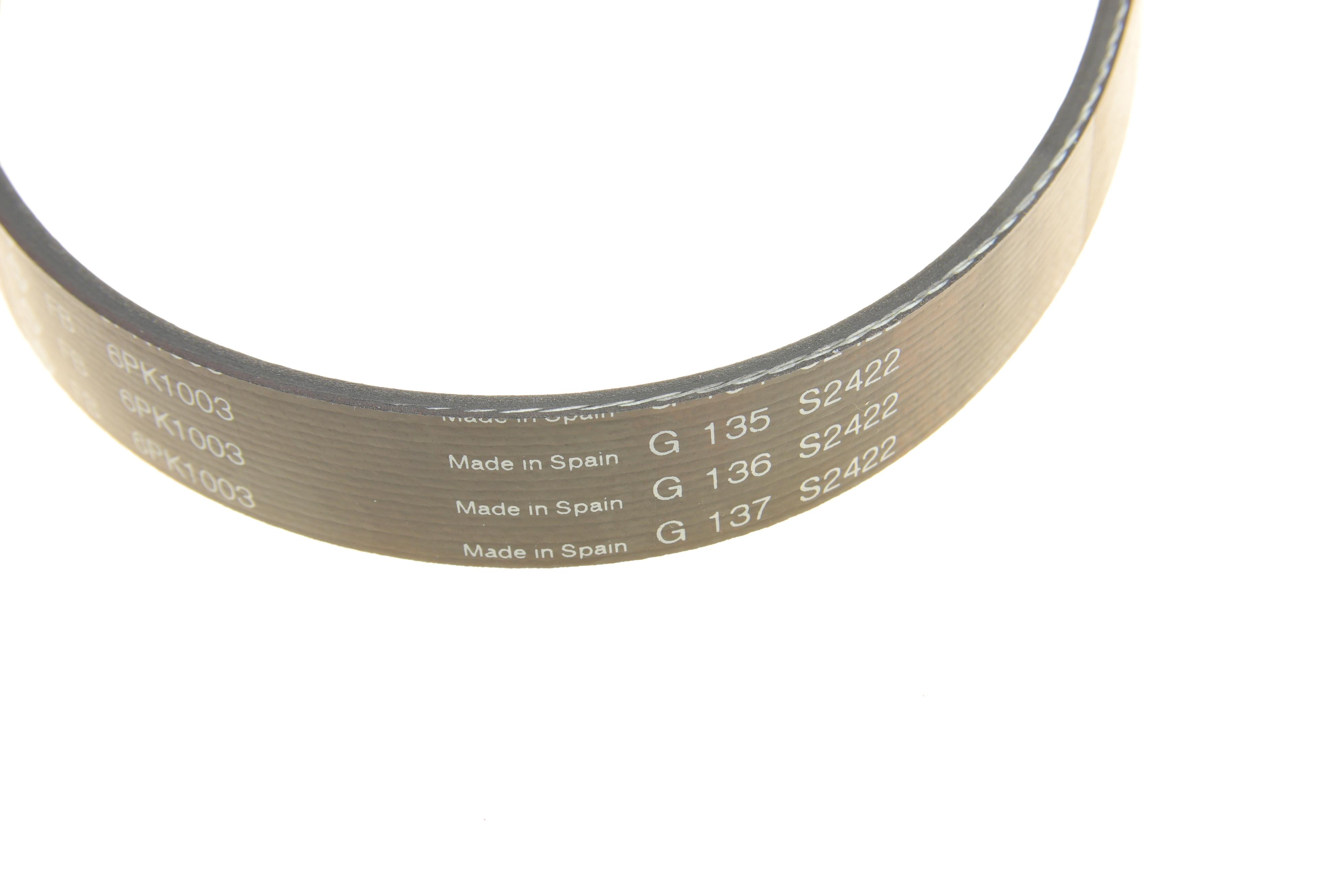 Комплект ременя генератора VW Golf 1.2/1.4TSI 12-/Skoda Octavia 1.2-1.6 12- (6PK1003)