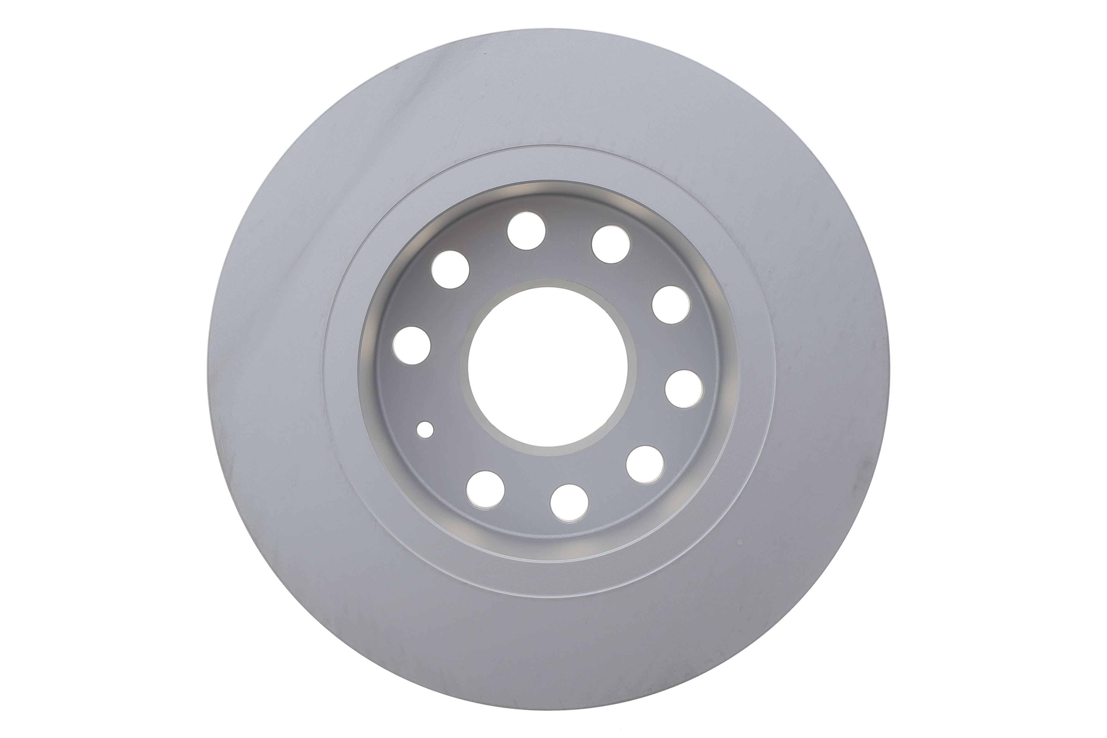 Диск гальмівний (задній) Audi A3/Seat Leon/Skoda Octavia/VW Golf 04- (253x10) (з покриттям) (повний)