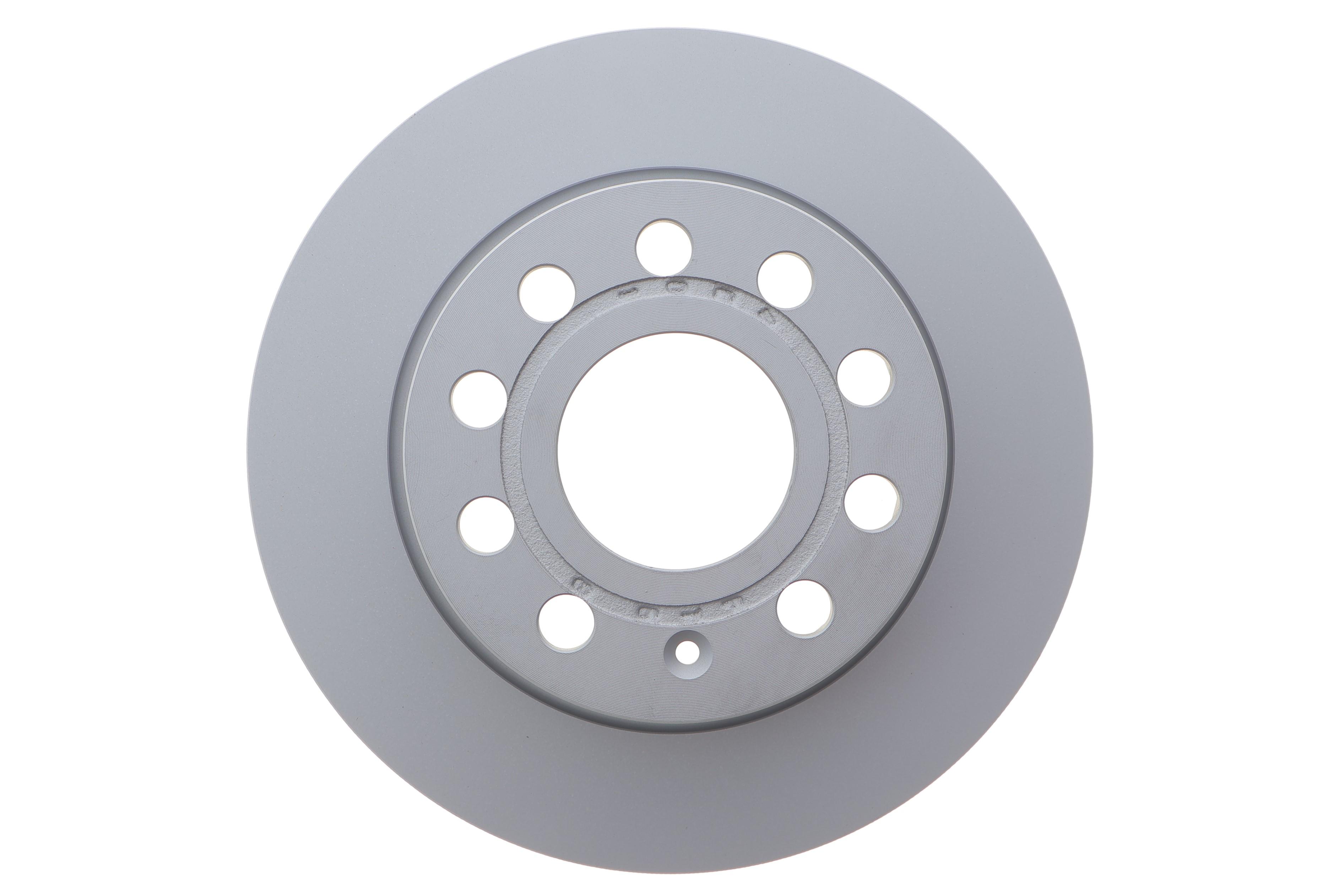 Диск гальмівний (задній) Audi A3/Seat Leon/Skoda Octavia/VW Golf 04- (253x10) (з покриттям) (повний)