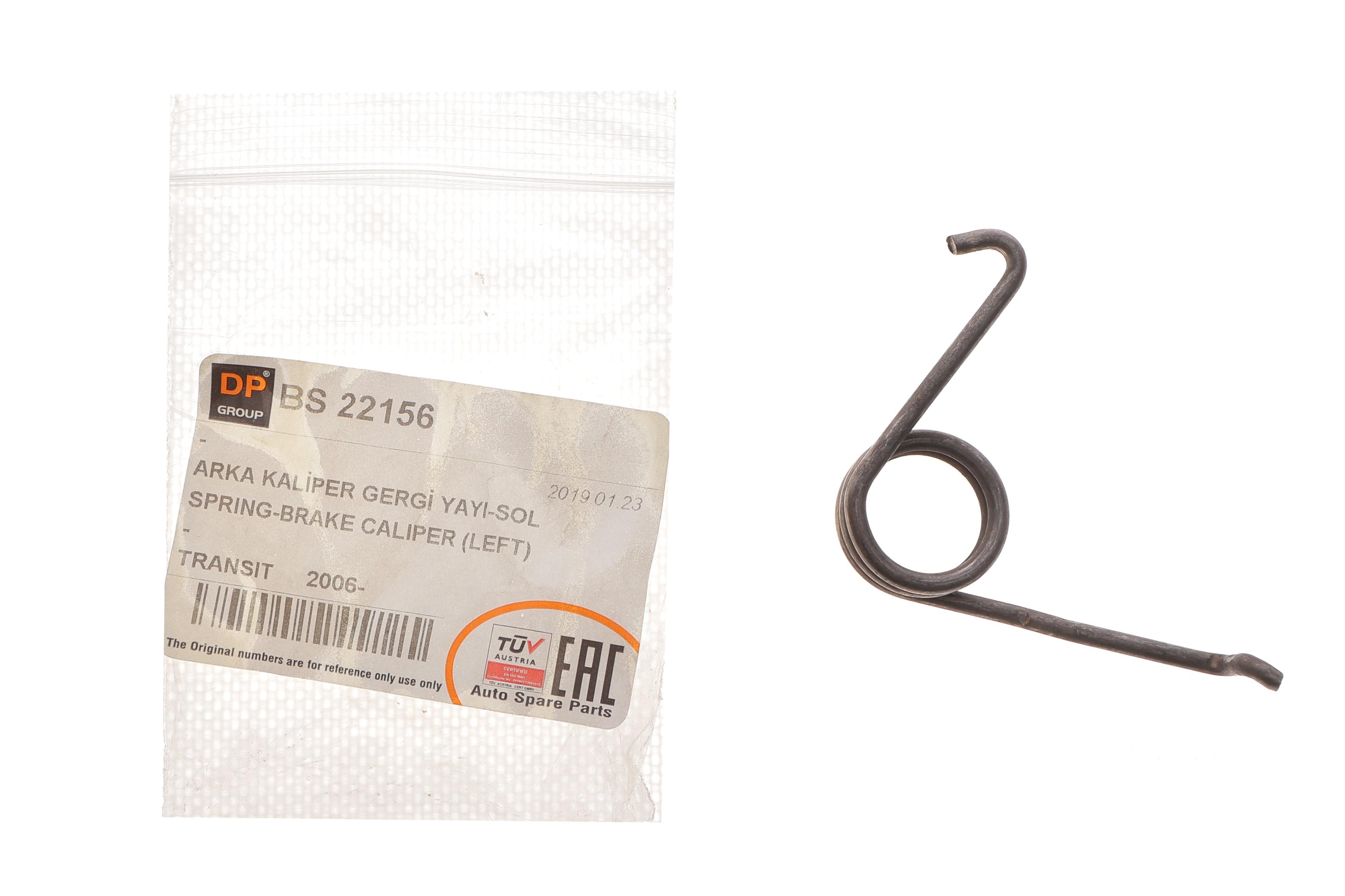 Пружина супорта (заднього) Ford Transit 06- (L)