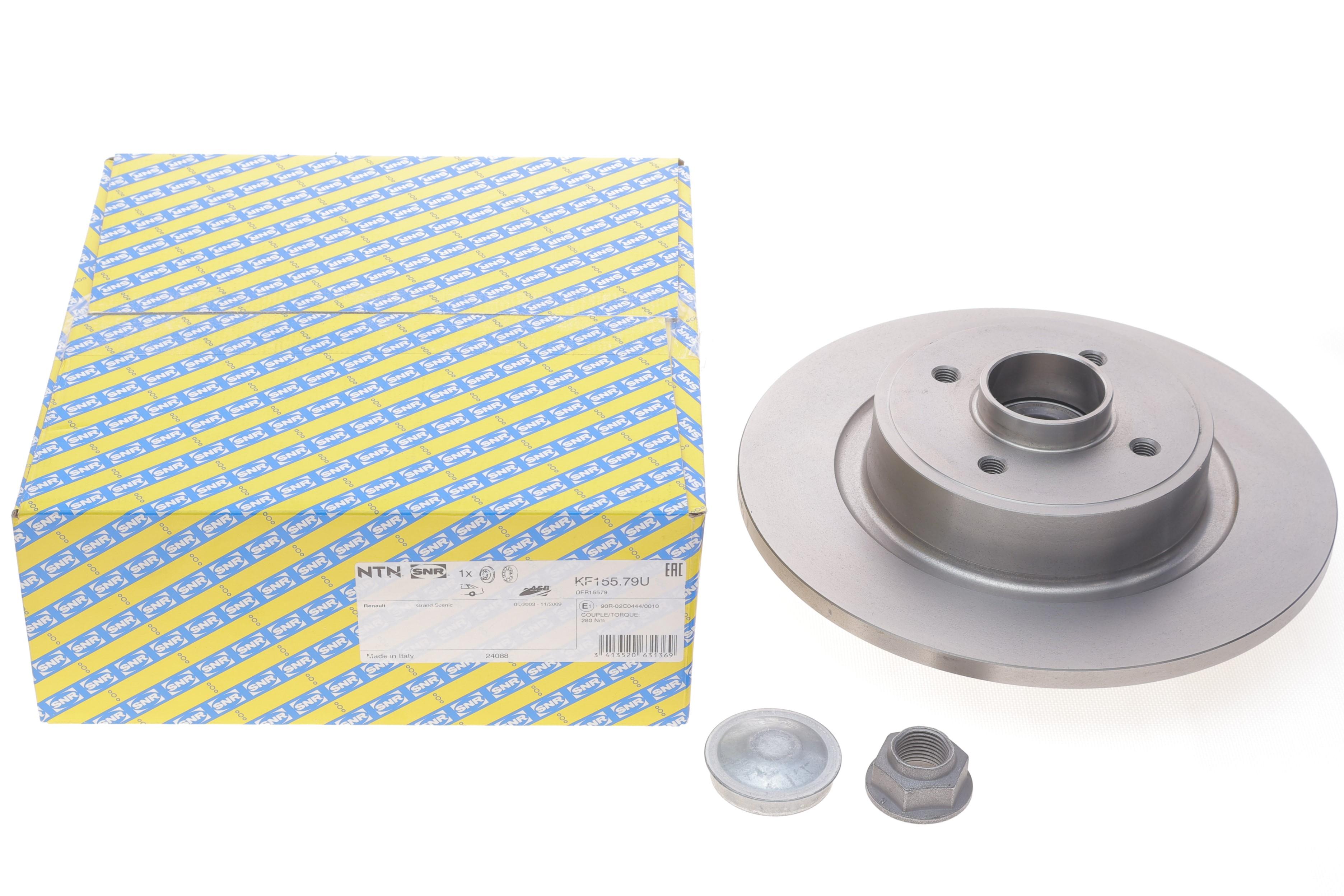 Диск гальмівний (задній) Renault Scenic II 03- (274x11)