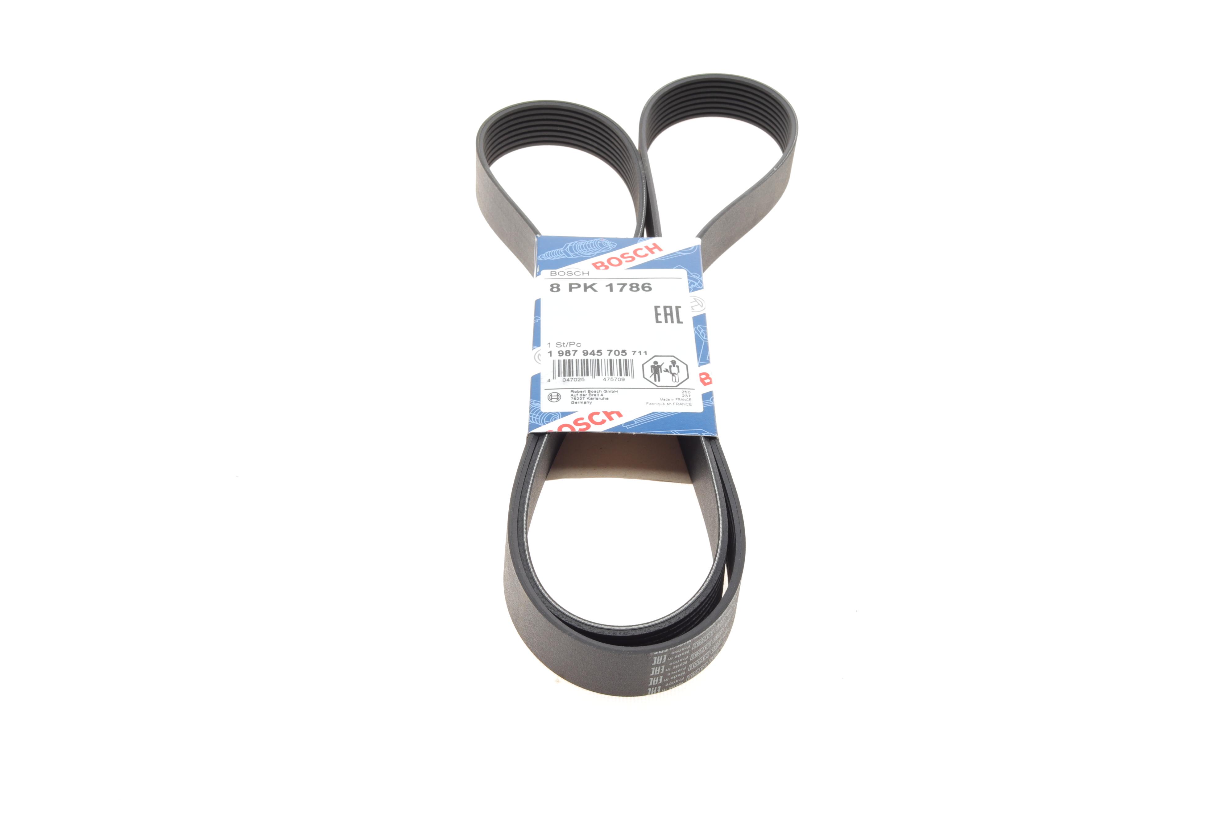 Ремінь генератора BMW 5 (F10/F11)/X3 (F25) 2.5/3.0i 09-13 (N52/N53) (8PK1786)