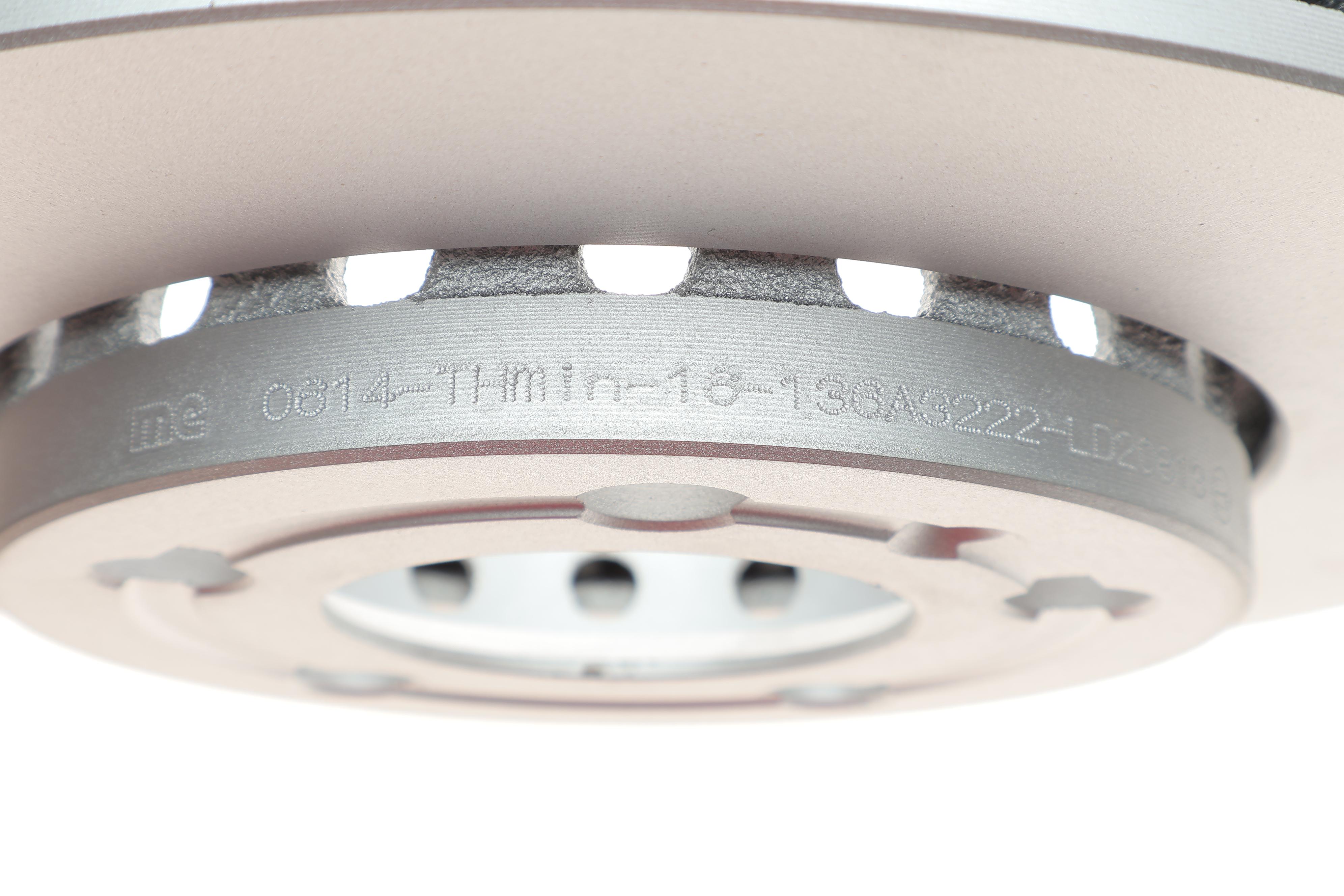 Диск гальмівний (передній) Skoda Fabia 99-14/VW Polo 01- (239x18) (з покриттям) (вентильований)