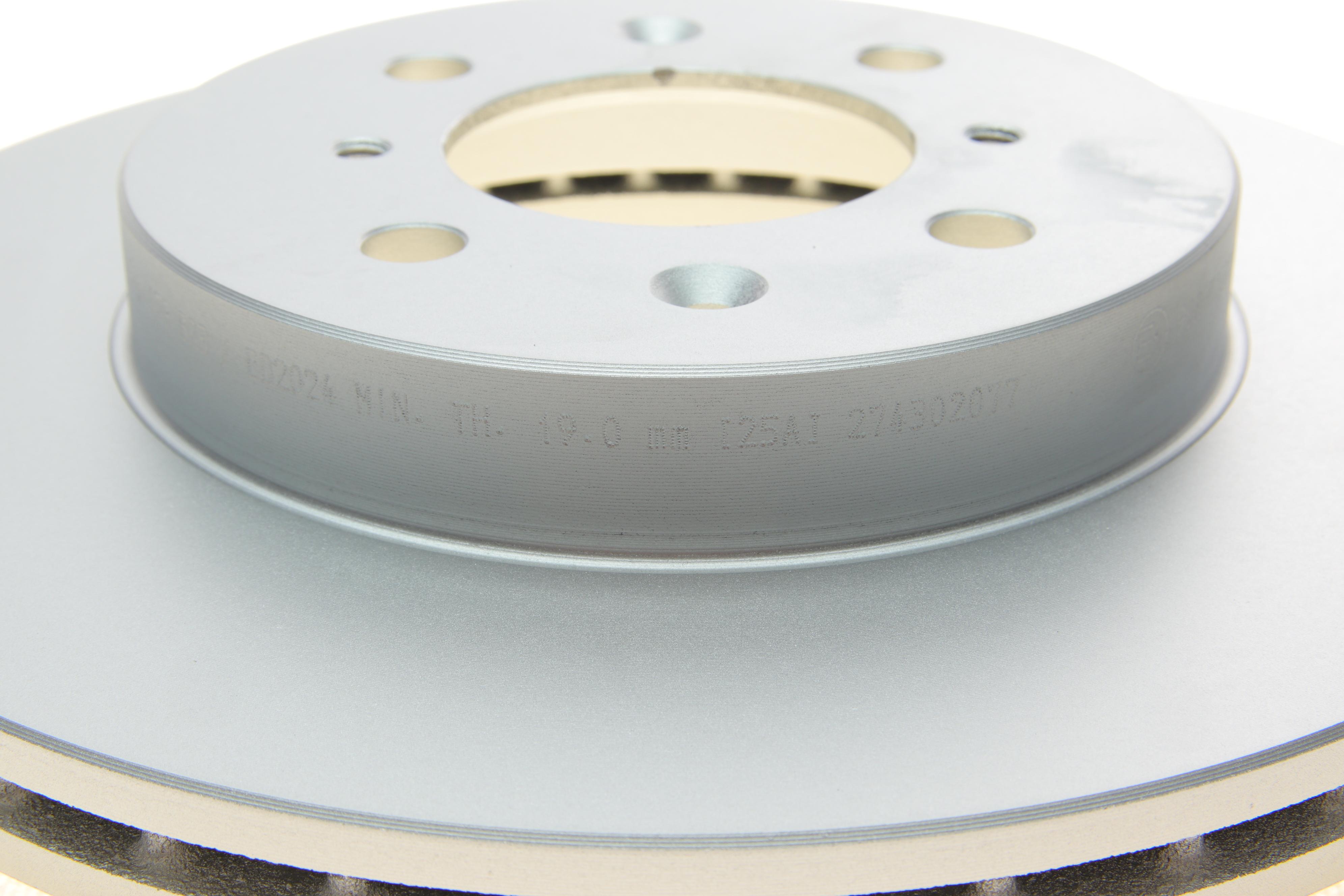 Диск гальмівний (передній) Honda Civic V/VI/VII 90-05/Jazz 08-/CRX 89-98 (262x21)