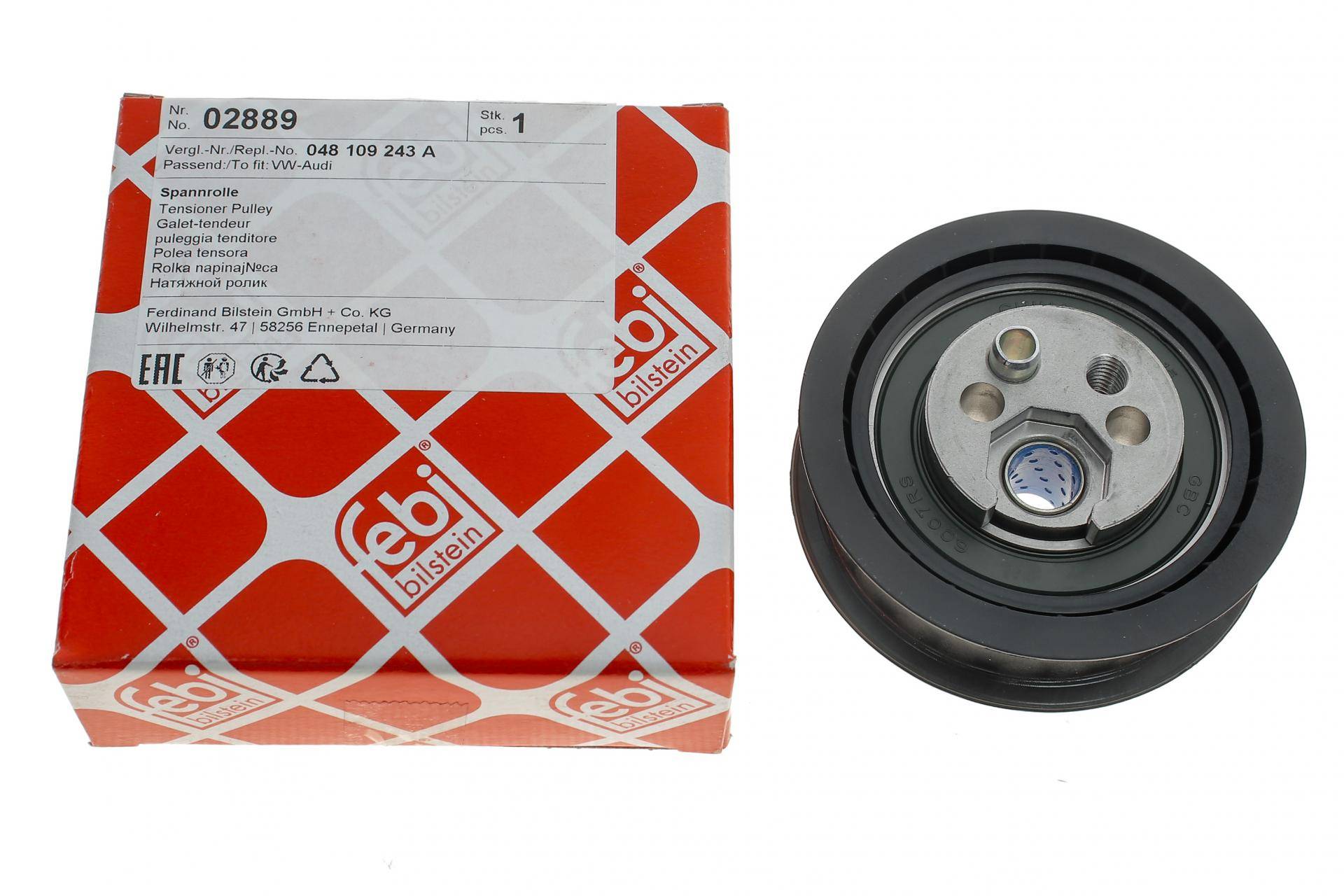 Ролик ГРМ Audi 80 2.0 91-97 (натяжний) (72x11x19mm)