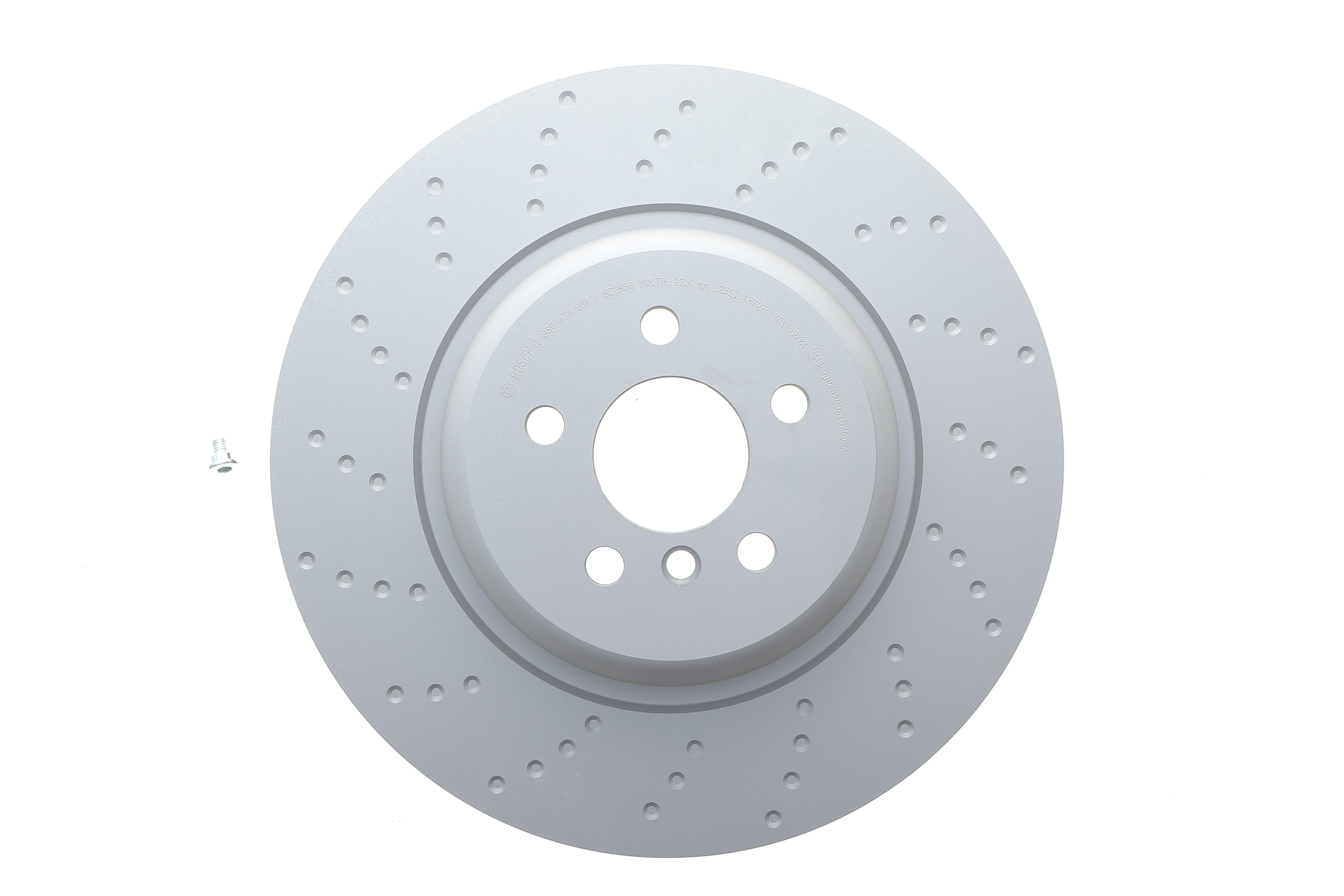 Диск гальмівний (задній) BMW 5 (G30/F90)/6 (G32)/7 (G11/G12) 15- (L) (370x24) (з покрит.) (вентил.)