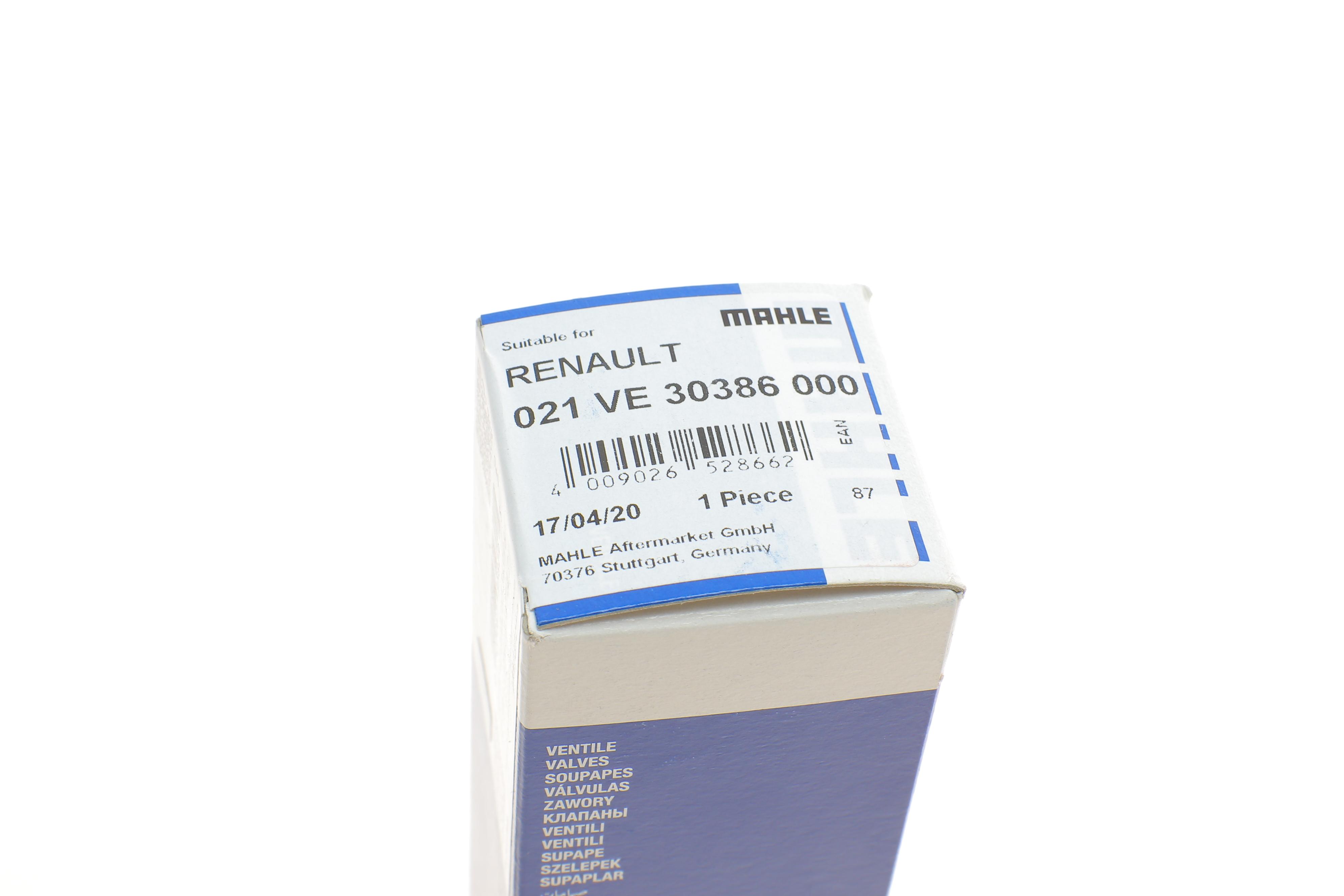 Клапан (впуск) Renault Megane 1.4i/1.6i 96-03/Logan 1.4/1.6 04-