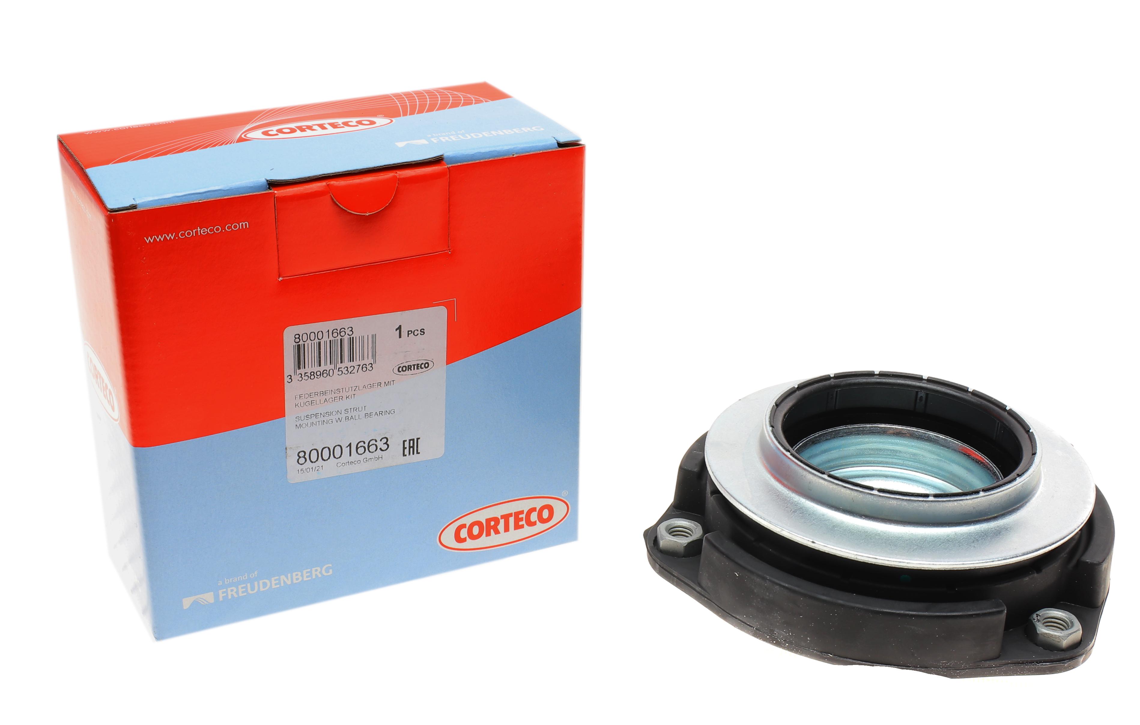 Подушка амортизатора (переднього) + підшипник VW Caddy 03-