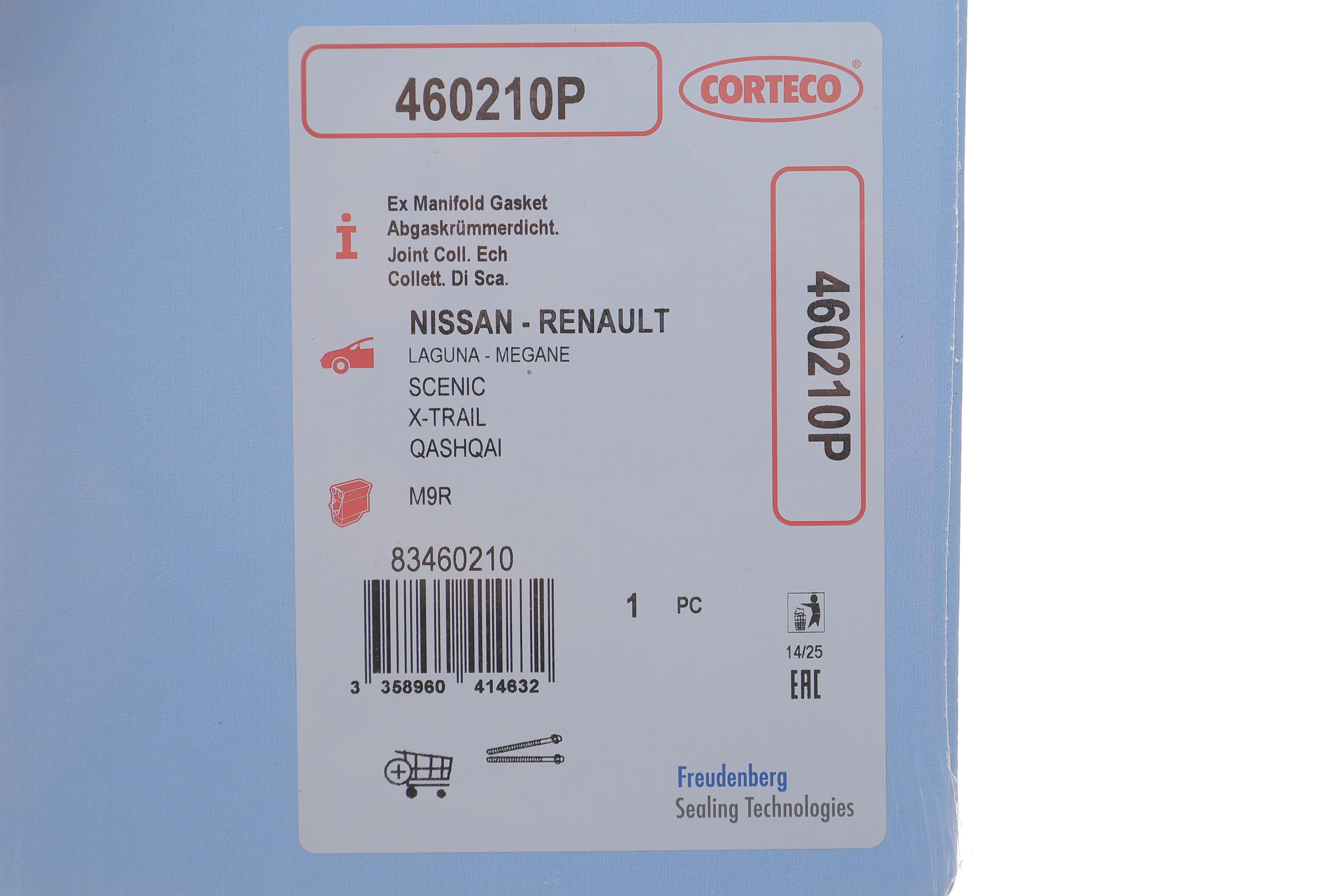 Прокладка коллектора выпускного Opel Vivaro/Renault Trafic 2.0 dCi 06-