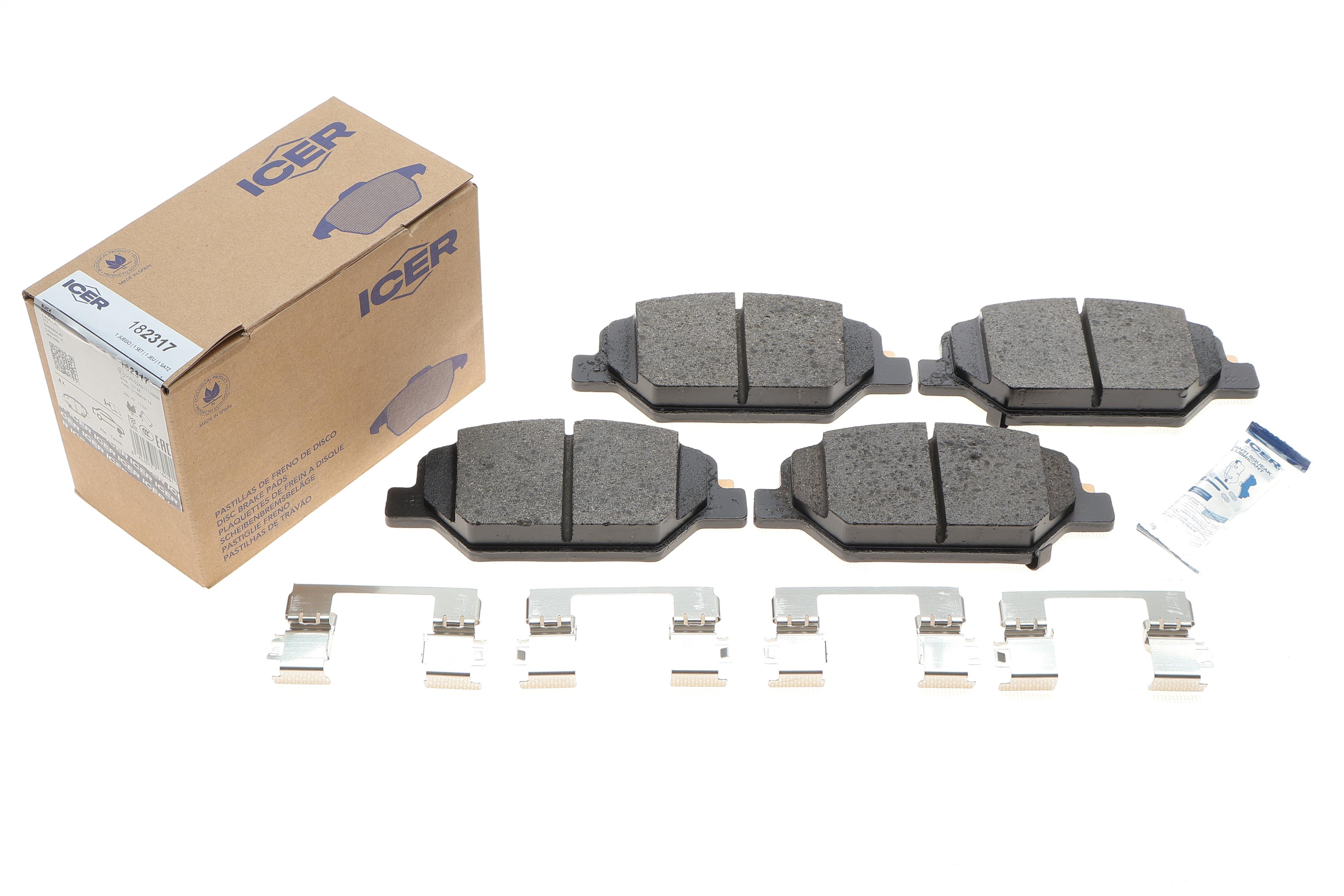 Колодки тормозные (передние) Opel Insignia B 17-/Chevrolet Camaro/Buick Envision 16-