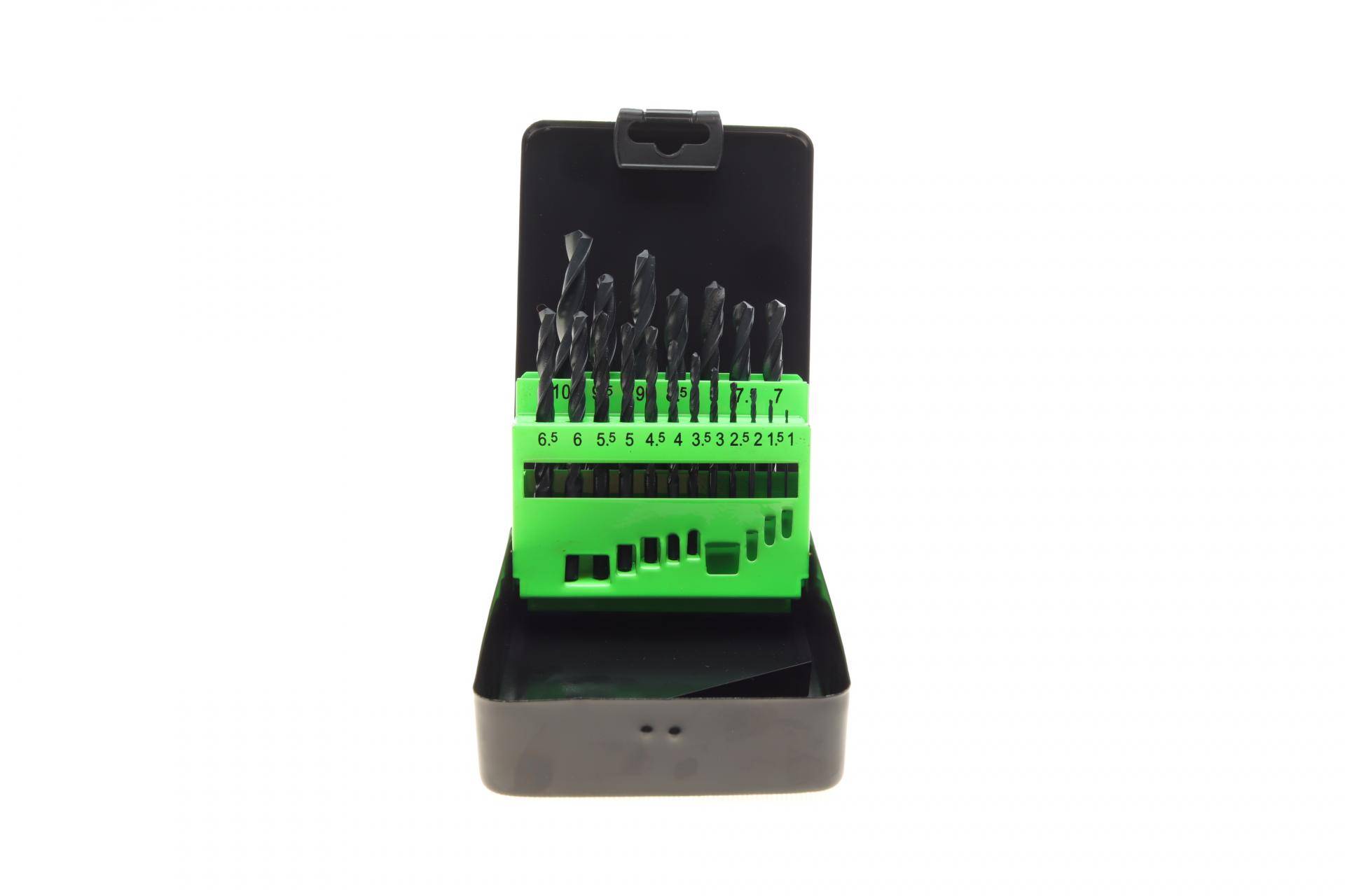 Набір свердл HSS 4241 Ø1-10 мм 19 од.