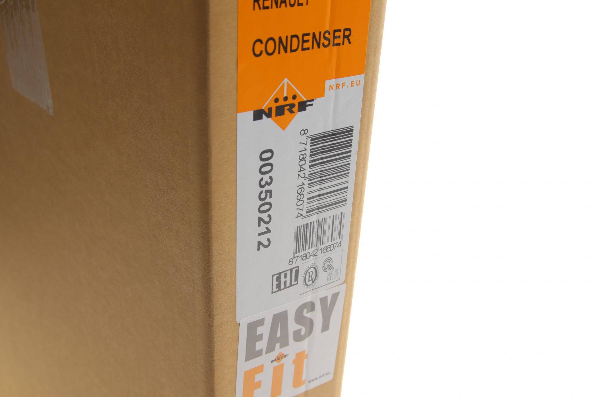 Радіатор кондиціонера (з осушувачем) Dacia Logan/Duster/Sandero/Renault Clio 1.2/1.5 10-