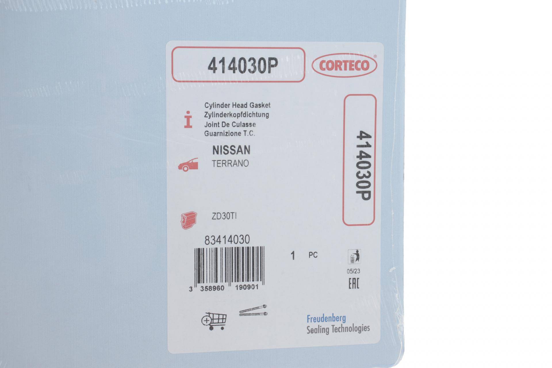 Прокладка ГБЦ Renault Master 3.0dCi 03- (0.7mm)