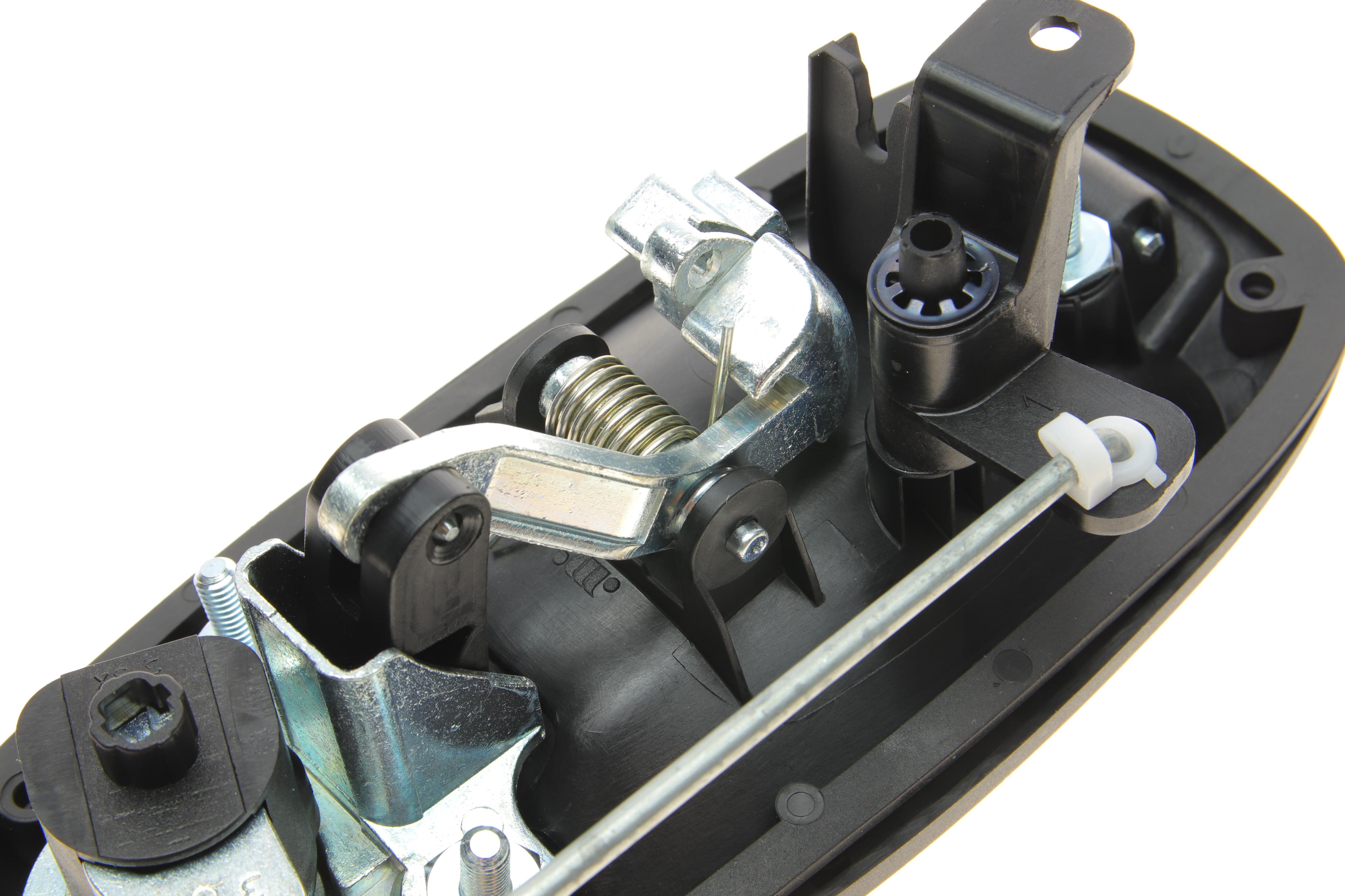 Ручка дверей (задніх/ззовні) Fiat Fiorino 07- (чорна)