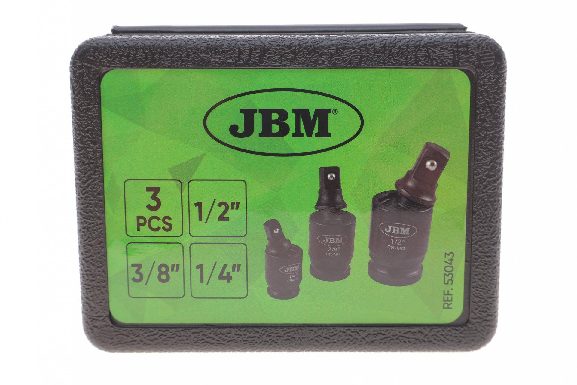 Набір ударних карданів 1/2"-3/8"-1/4" 3 од.