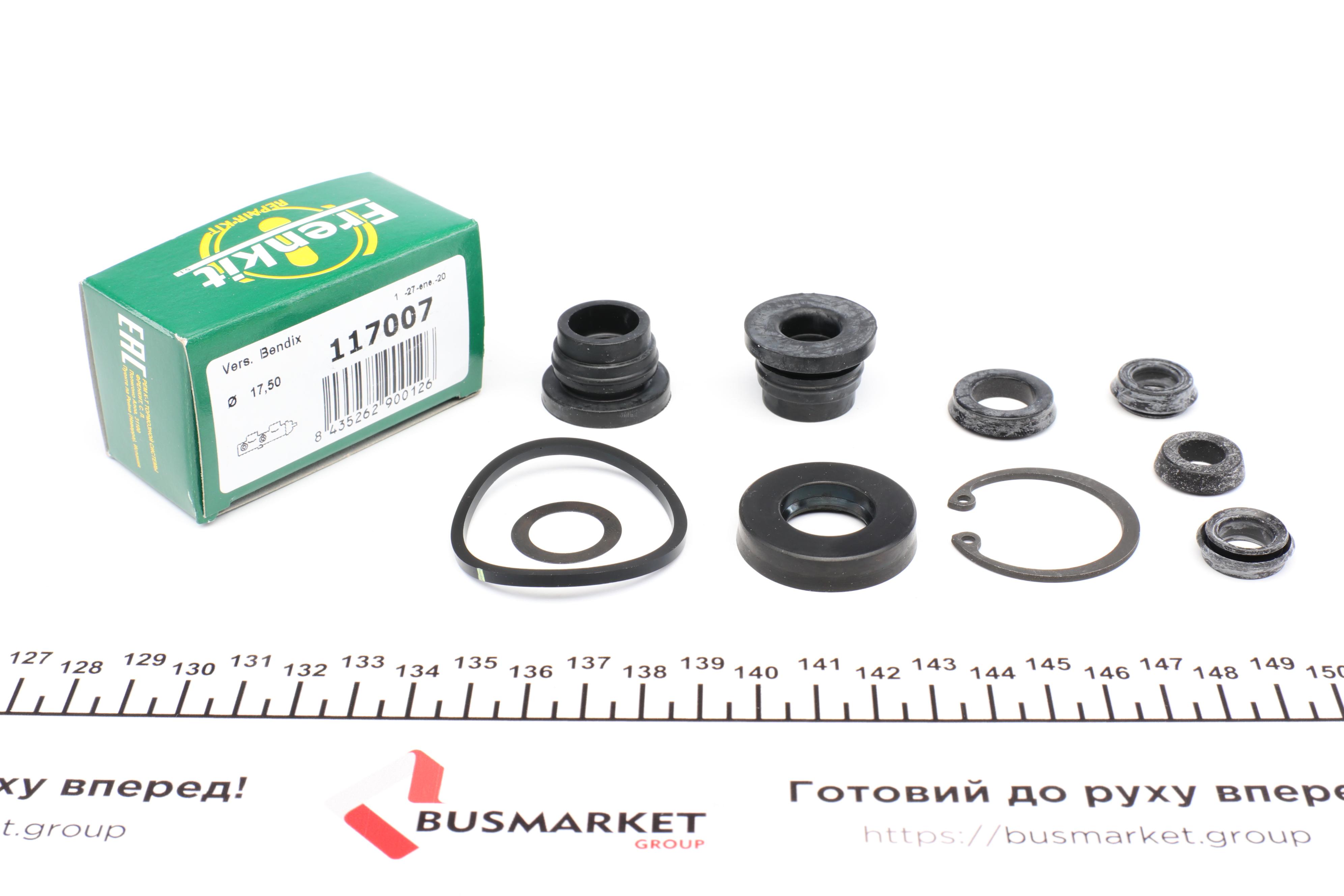 Ремкомплект циліндра гальмівного (головного) MB W201/W202 (d=17,5/22,2mm) Bendix