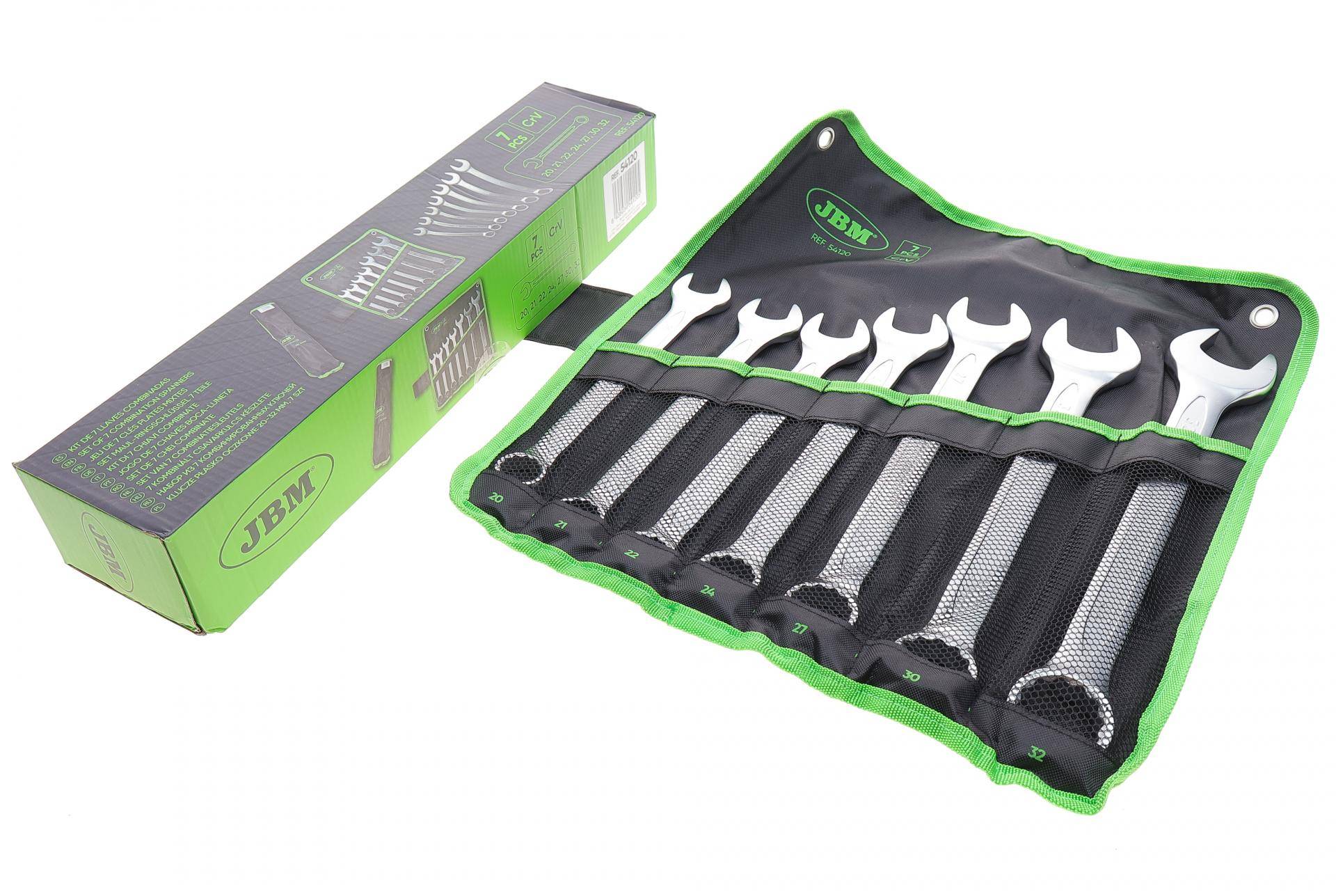 Набір ключів ріжково-накидних 20-32 мм 7 од.