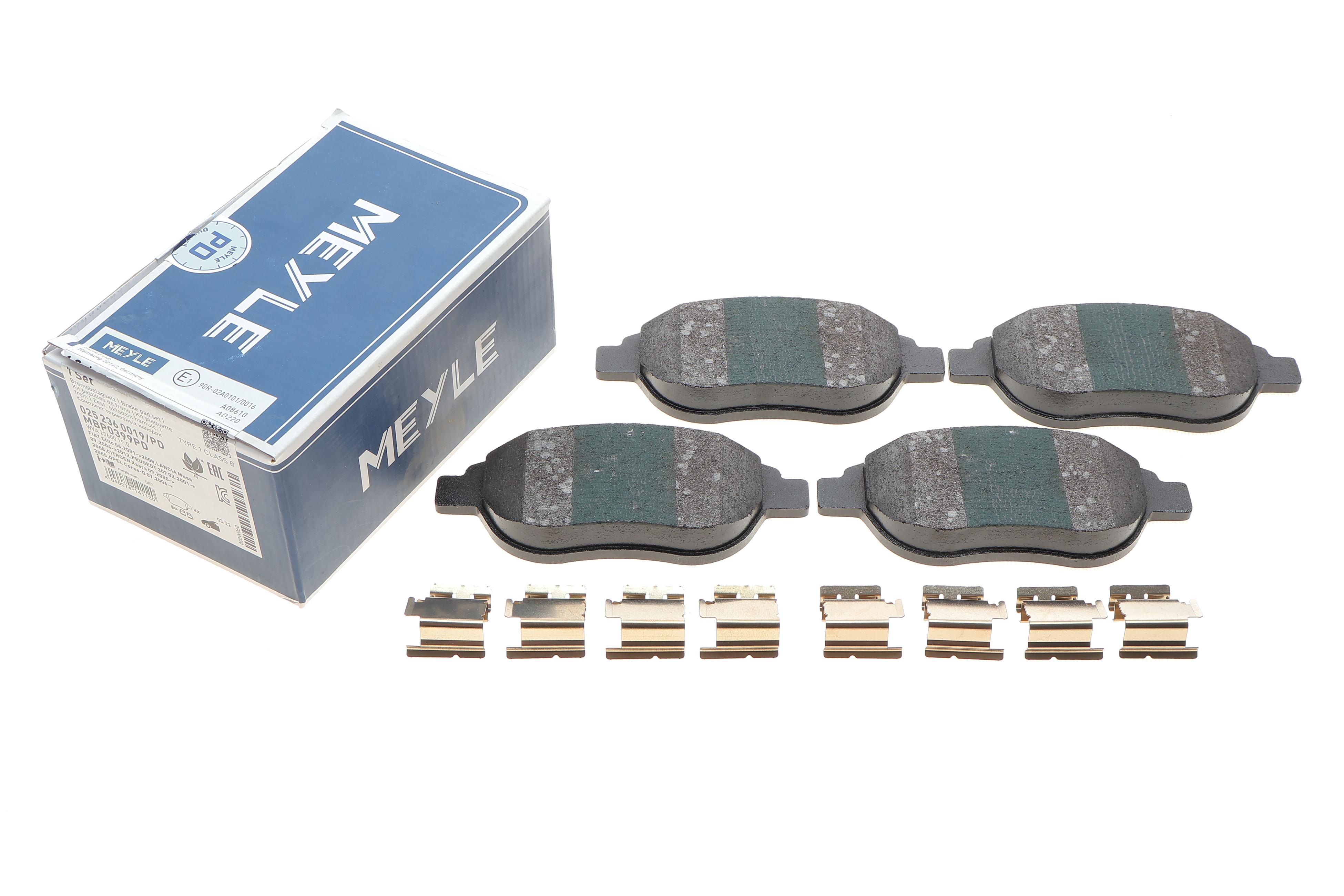 Колодки гальмівні (передні) Citroen Berlingo 00-11/C4 1.6 THP/VTi 04-/Peugeot 207/307 02- (Bosch)