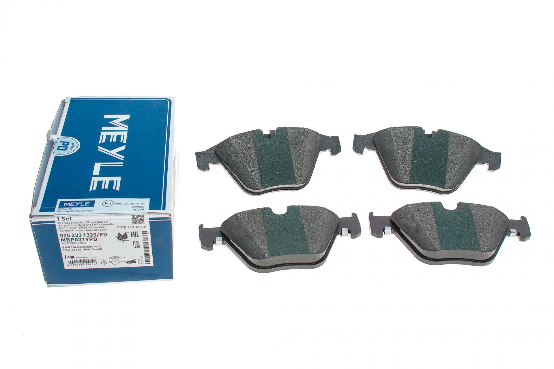 Колодки гальмівні (передні) BMW 3 (E90-E93) 05-