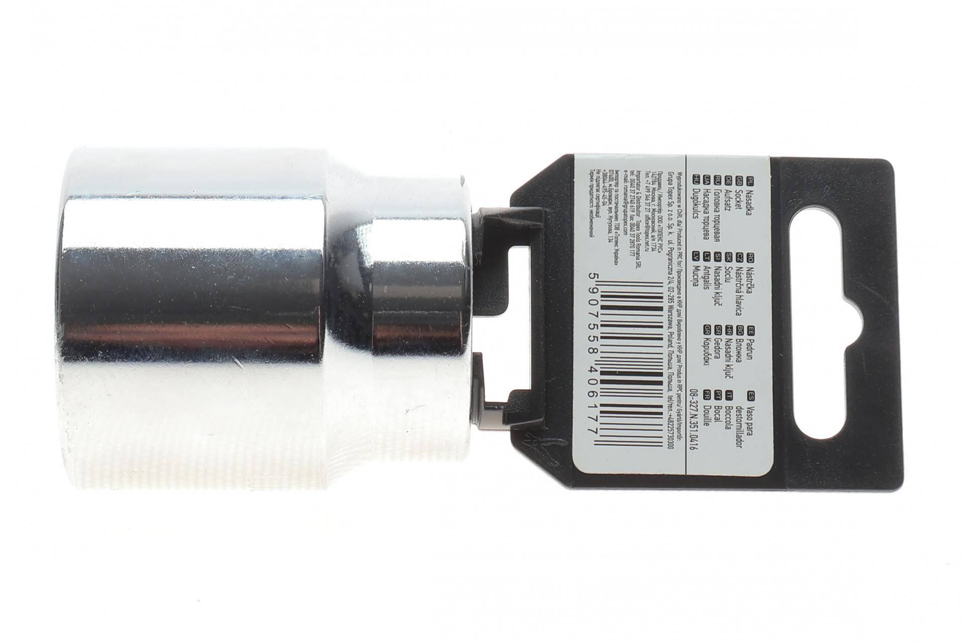 Головка торцева 12-граней 3/4" 38 мм (хромована)