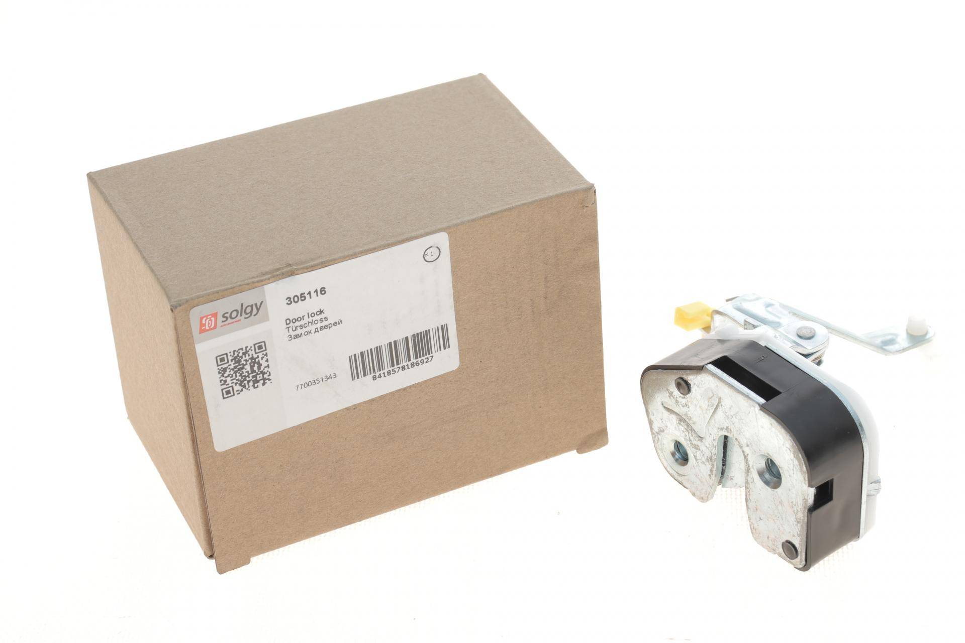 Замок дверей (бокових/R) Opel Movano/Renault Master 98-