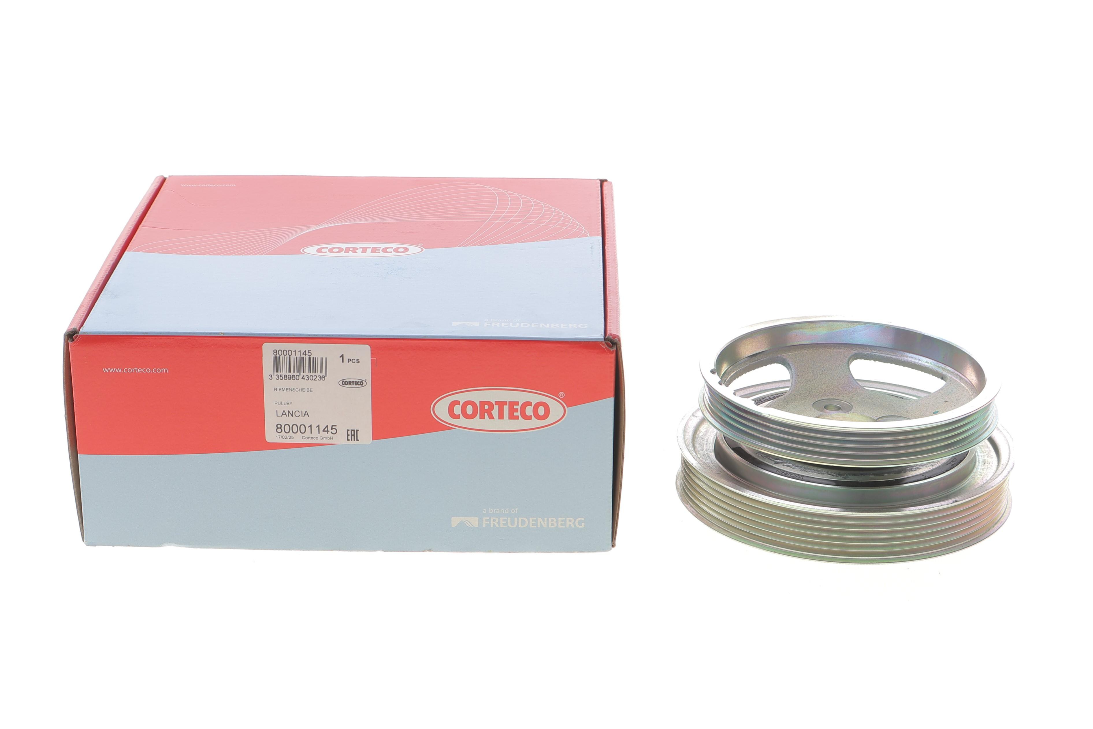 Шків колінвалу Fiat Doblo 1.3 JTD 16V/D Multijet 04-10, 51/55/62kw (+AC)