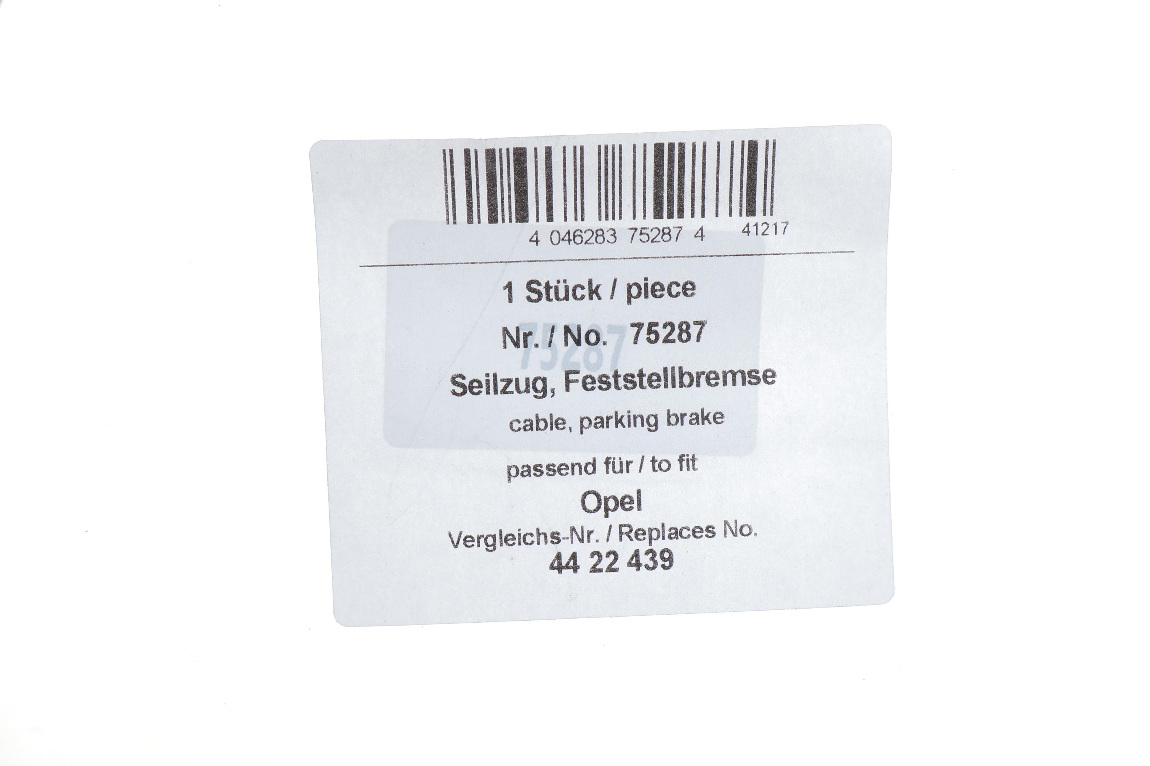 Трос ручника (R) Renault Trafic/Opel Vivaro 14-