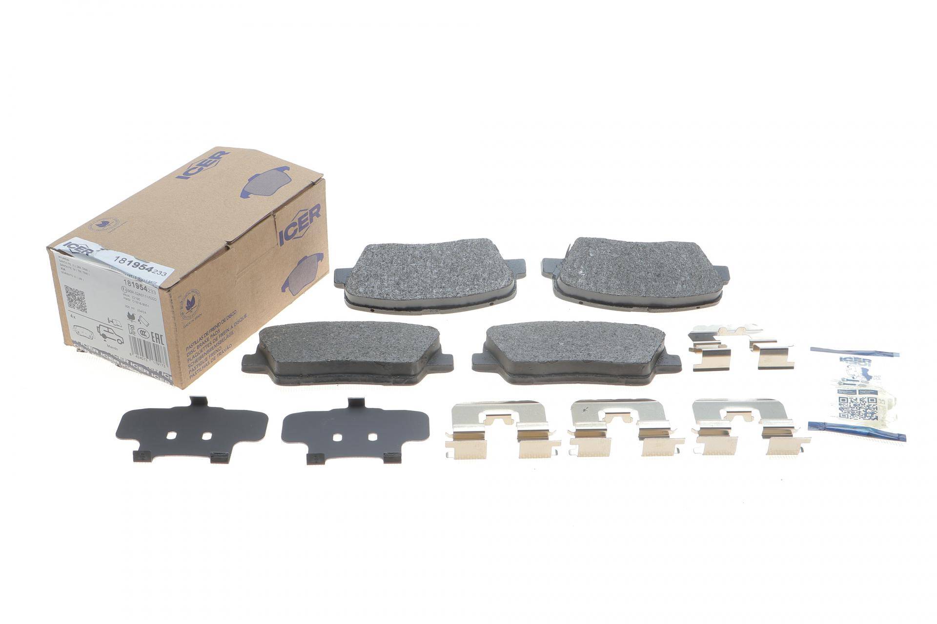 Колодки гальмівні (задні) Hyundai Santa Fe III/IV 12-/Grand Santa Fe 13-/Kia Sorento II 15-