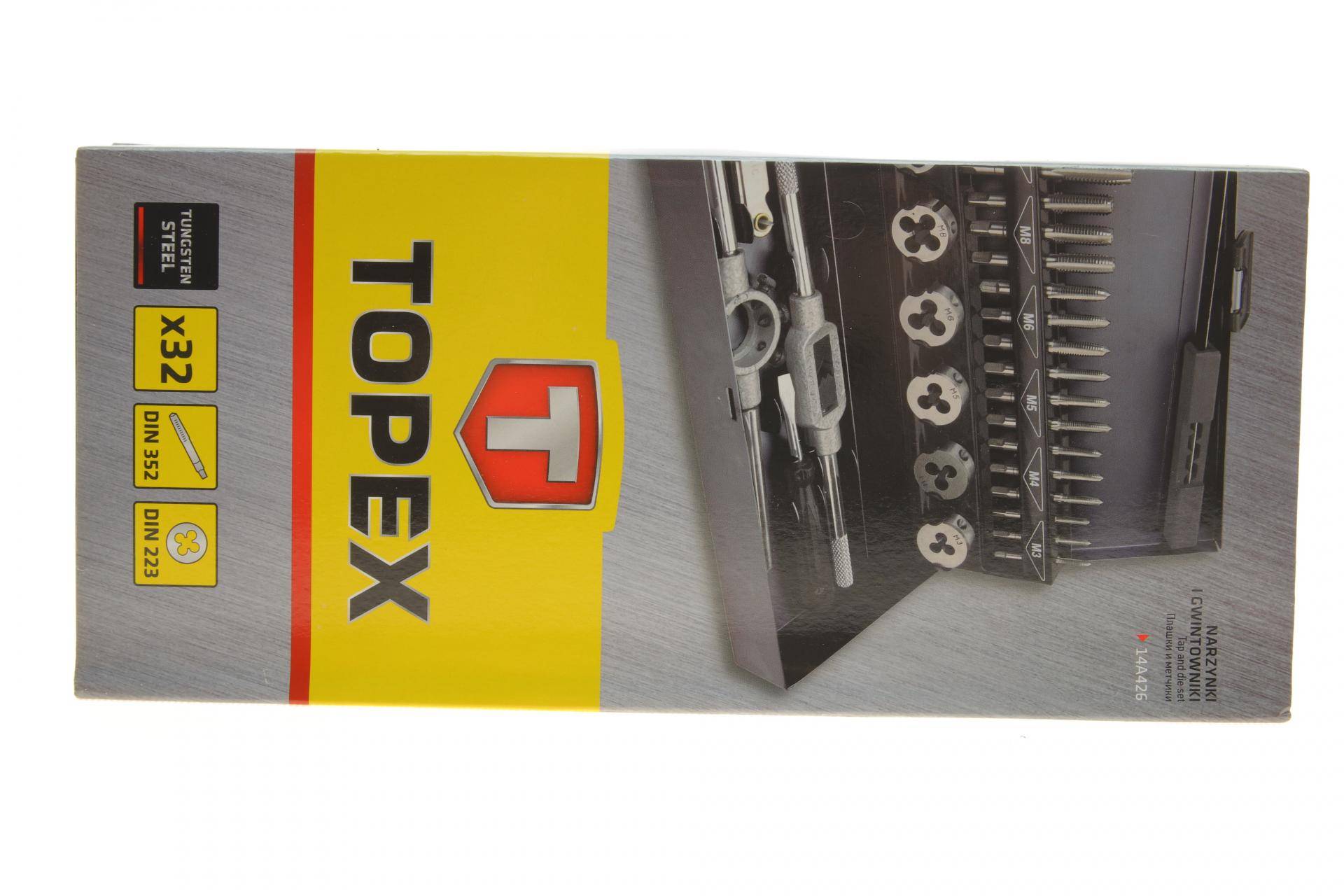 Набір інструментів для нарізки різьби (мітчики і плашки) M3-M12 32 од.