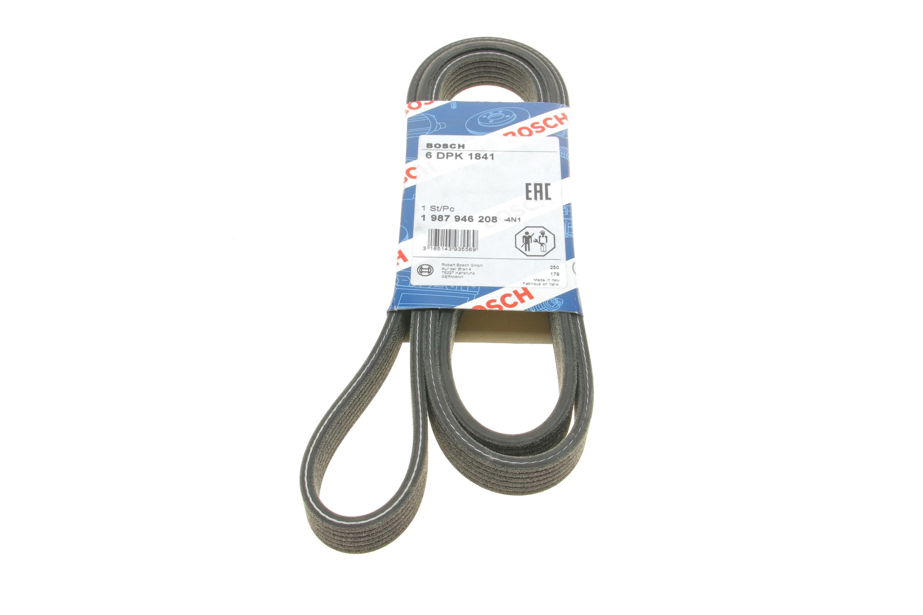 Ремень генератора Volvo C70/S40/S60/S80/V40/V70/XC70/XC90 95-14 (6PK1841)