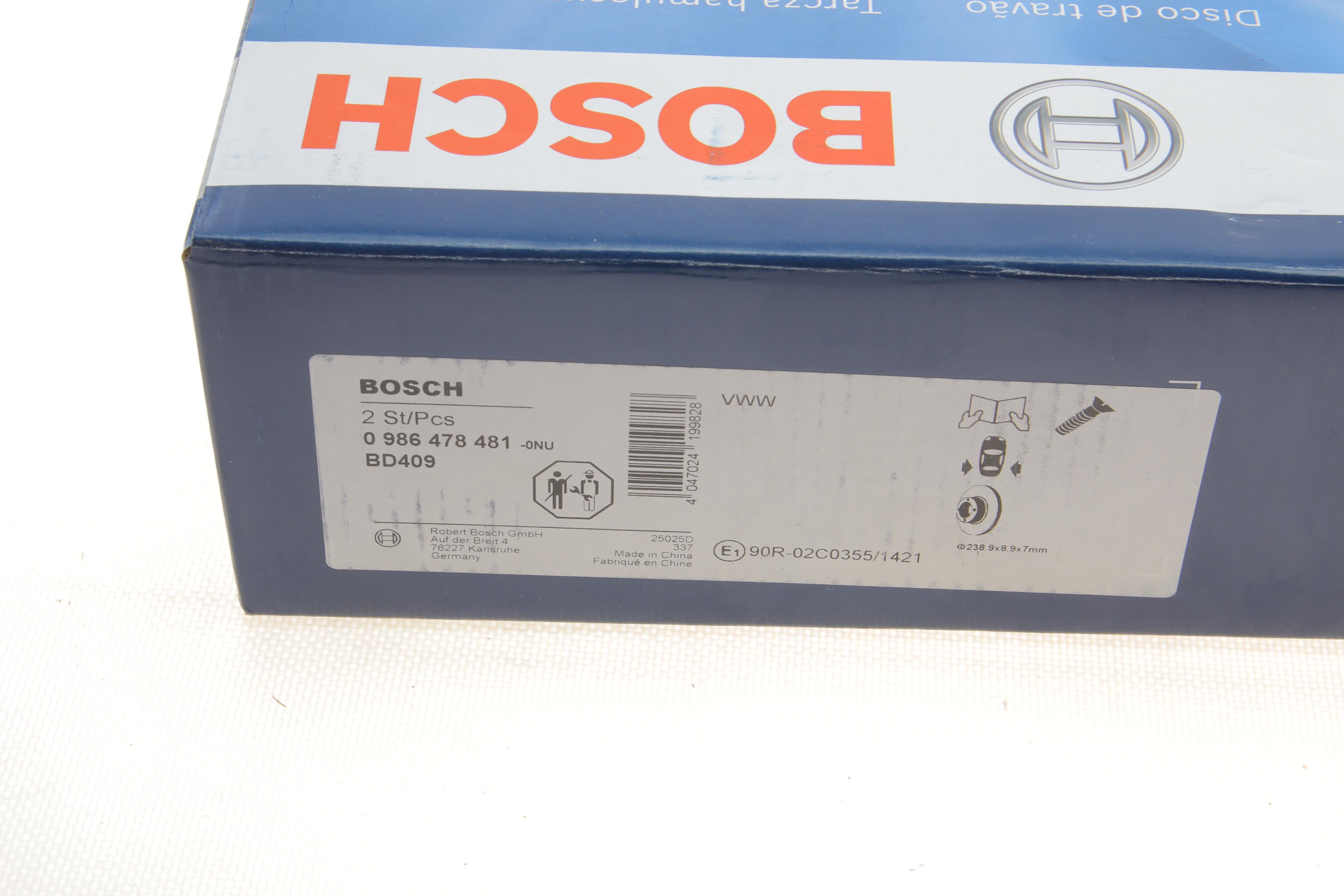 Диск гальмівний (задній) Audi A3/TT 96-06/Skoda Octavia/VW Golf IV 98-06 (238.9x8.9)