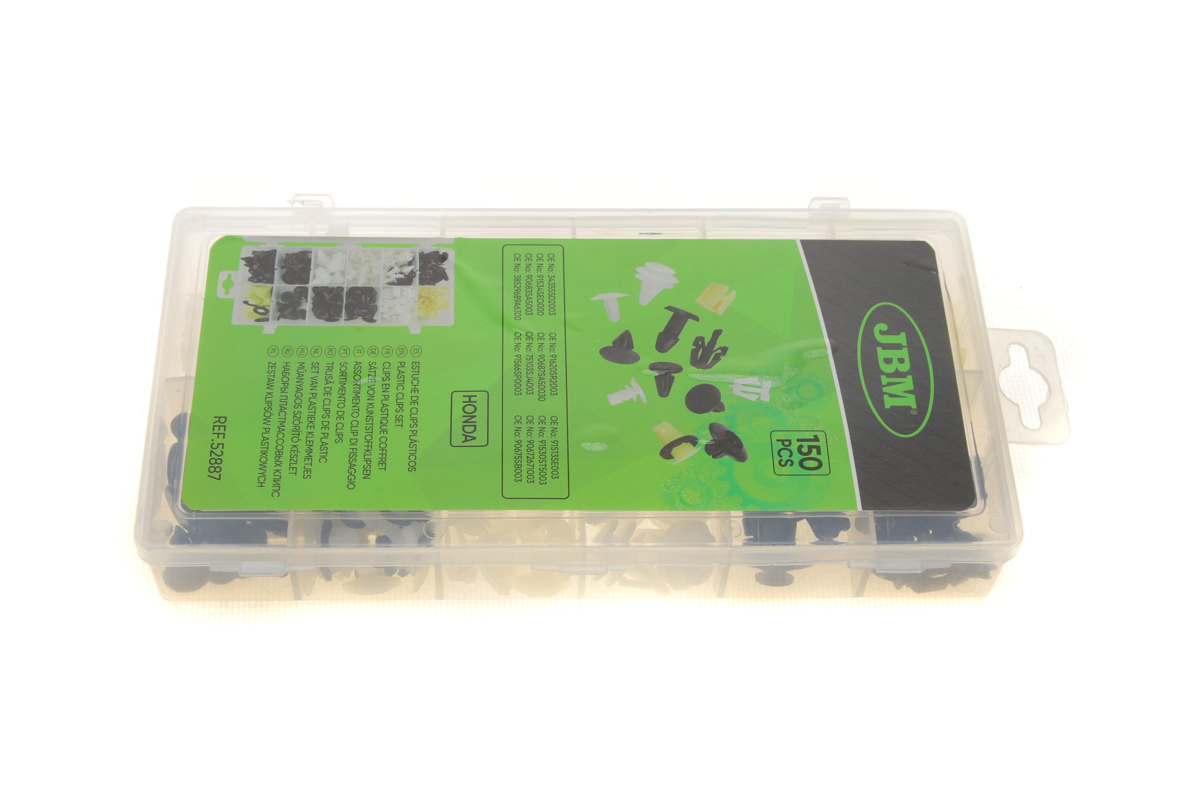 Набір кліпс пластикових Honda (150шт)