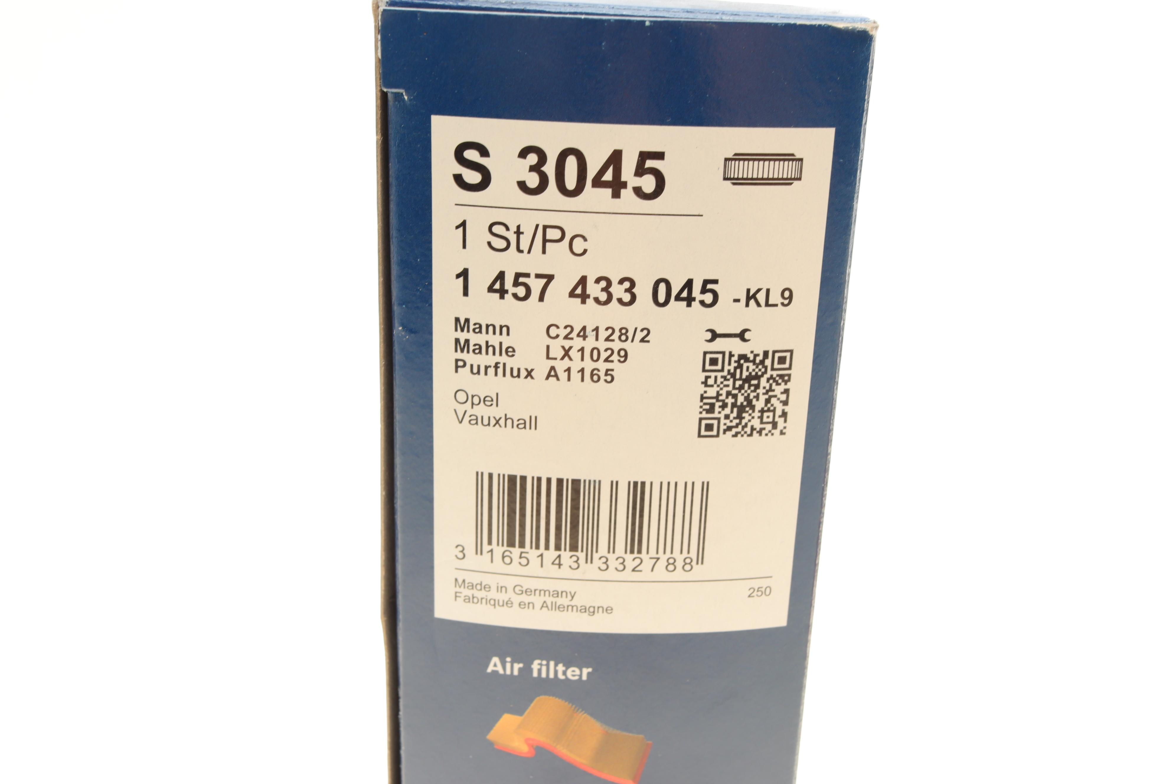 Фільтр повітряний Opel Vectra 2.2 DTI 00-02