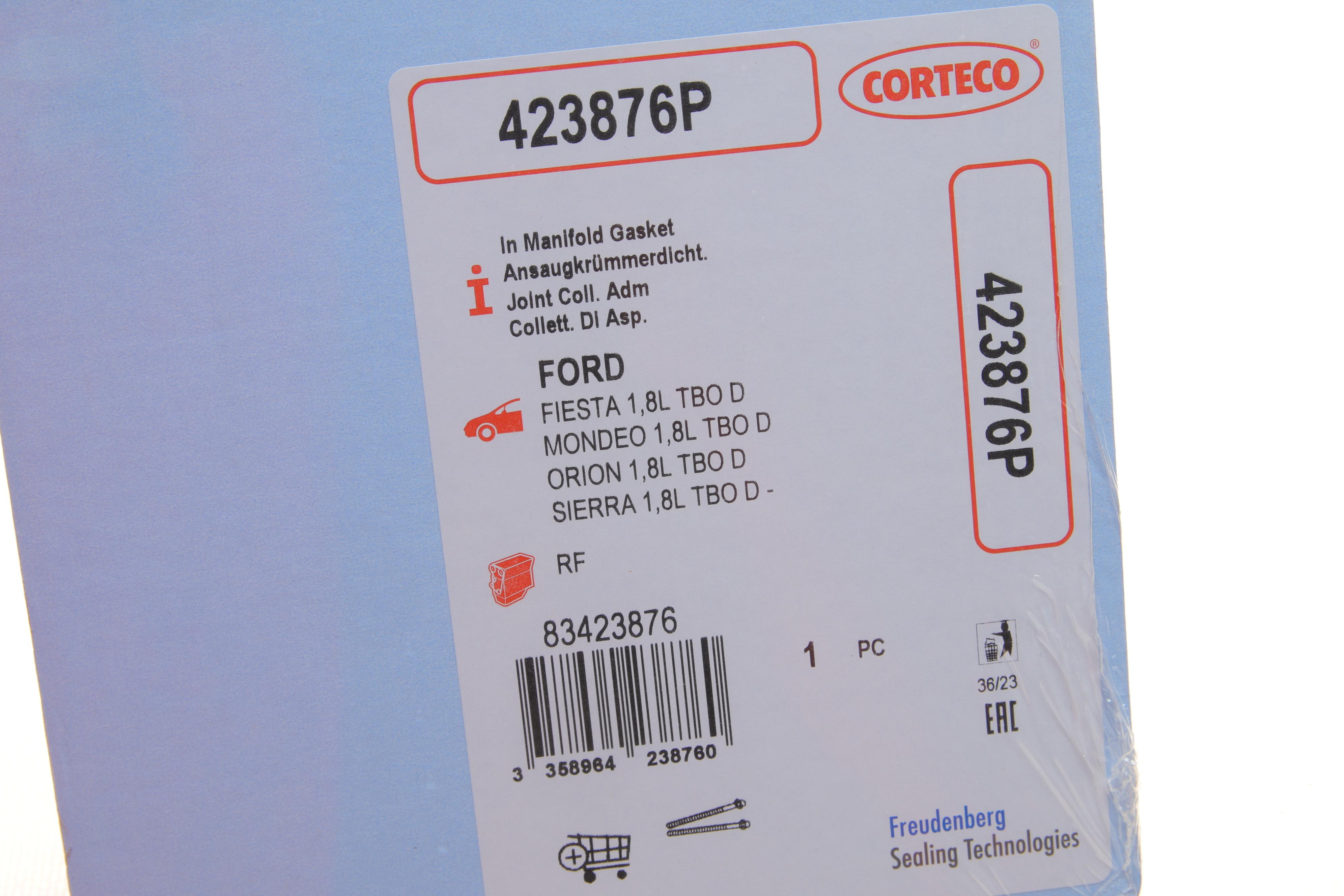 Прокладка колектора впускного Ford Connect 1.8Di 02-13